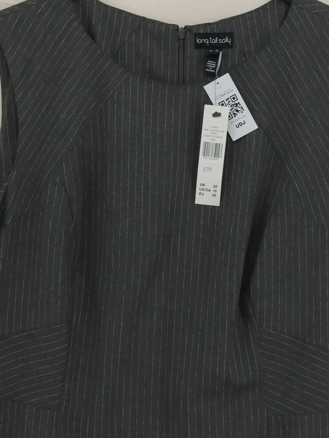 LTS - Long Tall Sally Shirt Midi Dress UK18 in Grey - Image 3