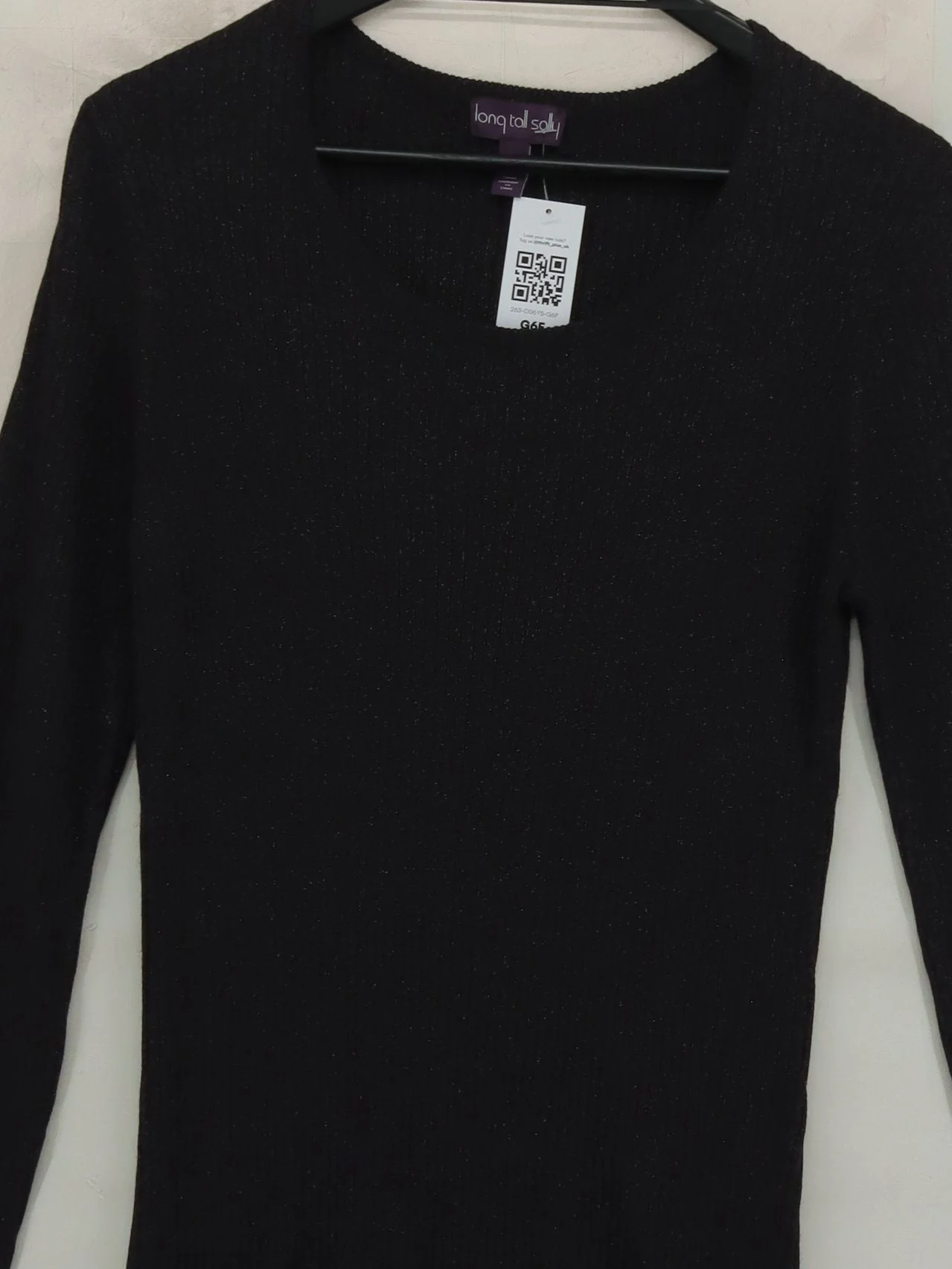 LTS - Long Tall Sally T-Shirt Mini Dress XL in Black - Image 3