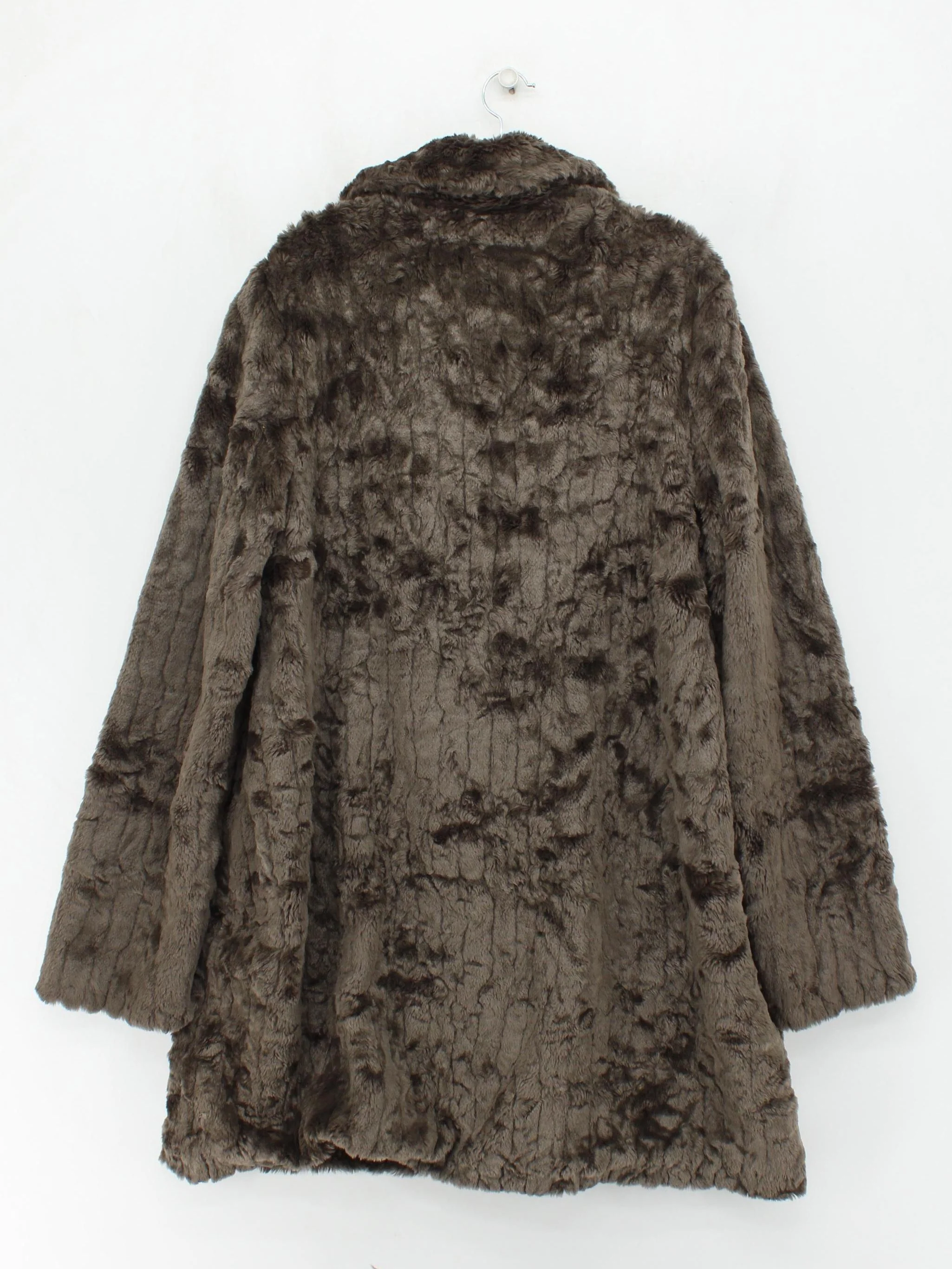 LTS - Long Tall Sally Women's Coat UK 16 Brown Acrylic with Polyester Overcoat - Image 2