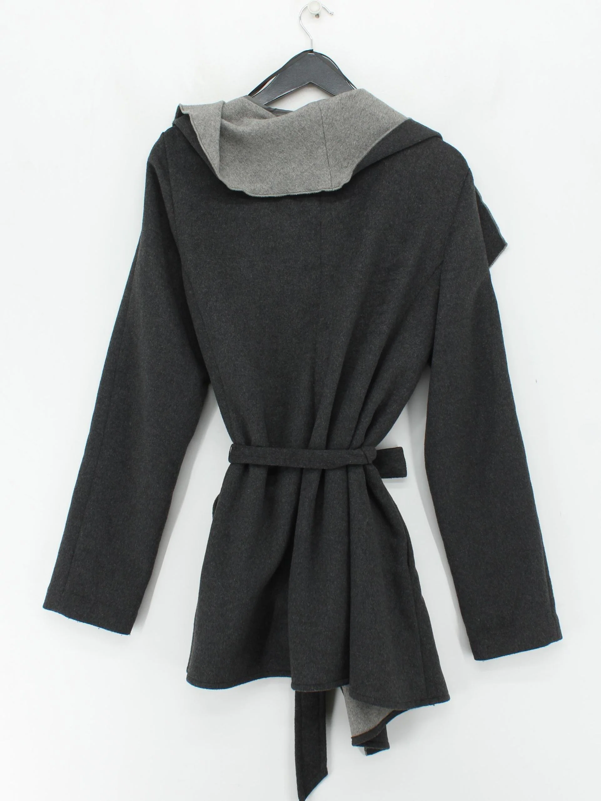 LTS - Long Tall Sally Women's Coat UK 16 Grey Polyester - Image 2