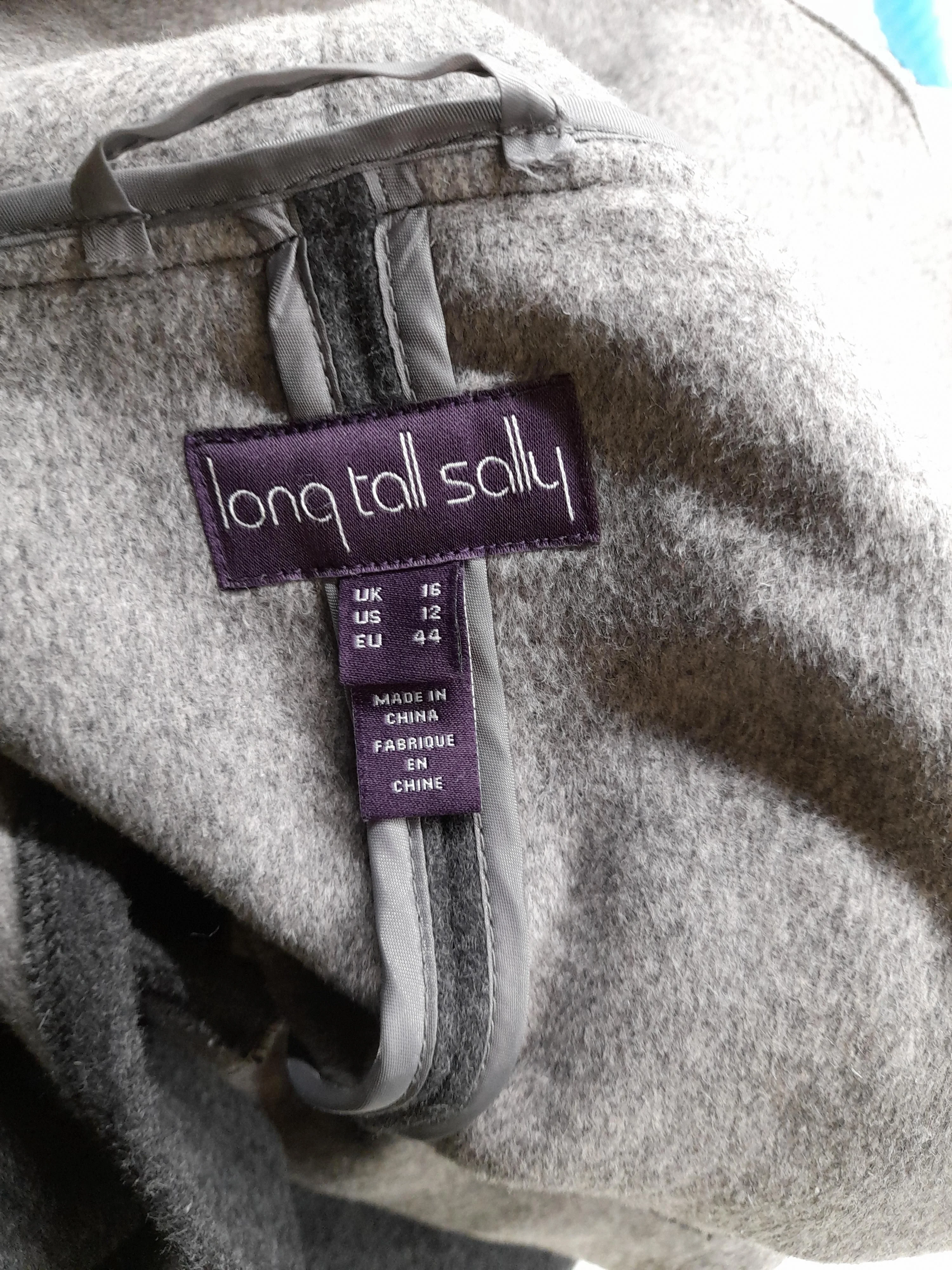LTS - Long Tall Sally Women's Coat UK 16 Grey Polyester - Image 5
