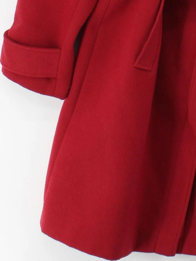 LTS - Long Tall Sally Women's Coat UK 18 Red Polyester - Image 4