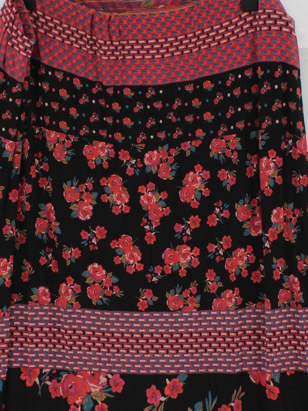 LTS - Long Tall Sally Women's Maxi Skirt XL Multi Floral 100% Other Long Maxi - Image 3