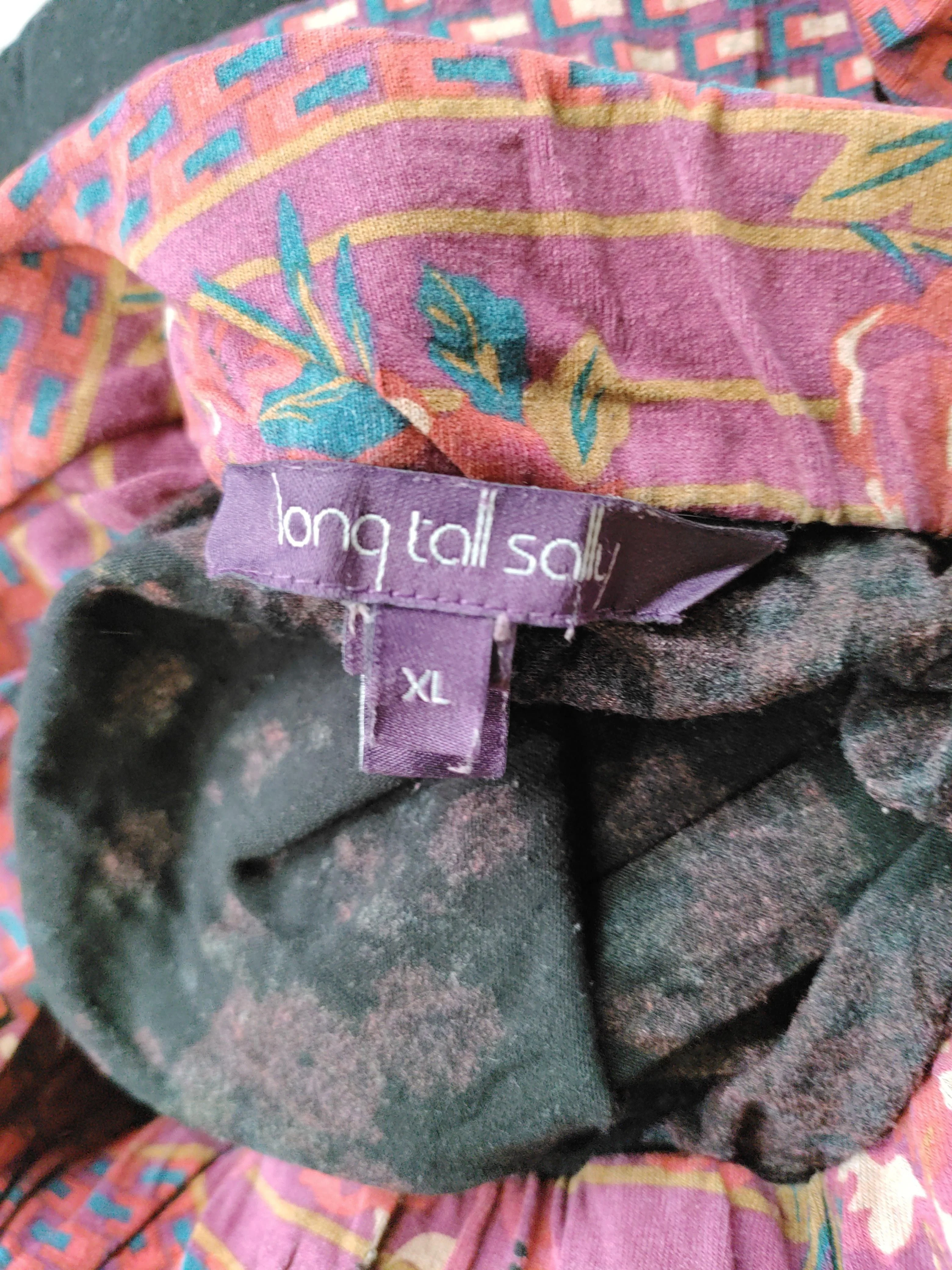 LTS - Long Tall Sally Women's Maxi Skirt XL Multi Floral 100% Other Long Maxi - Image 5