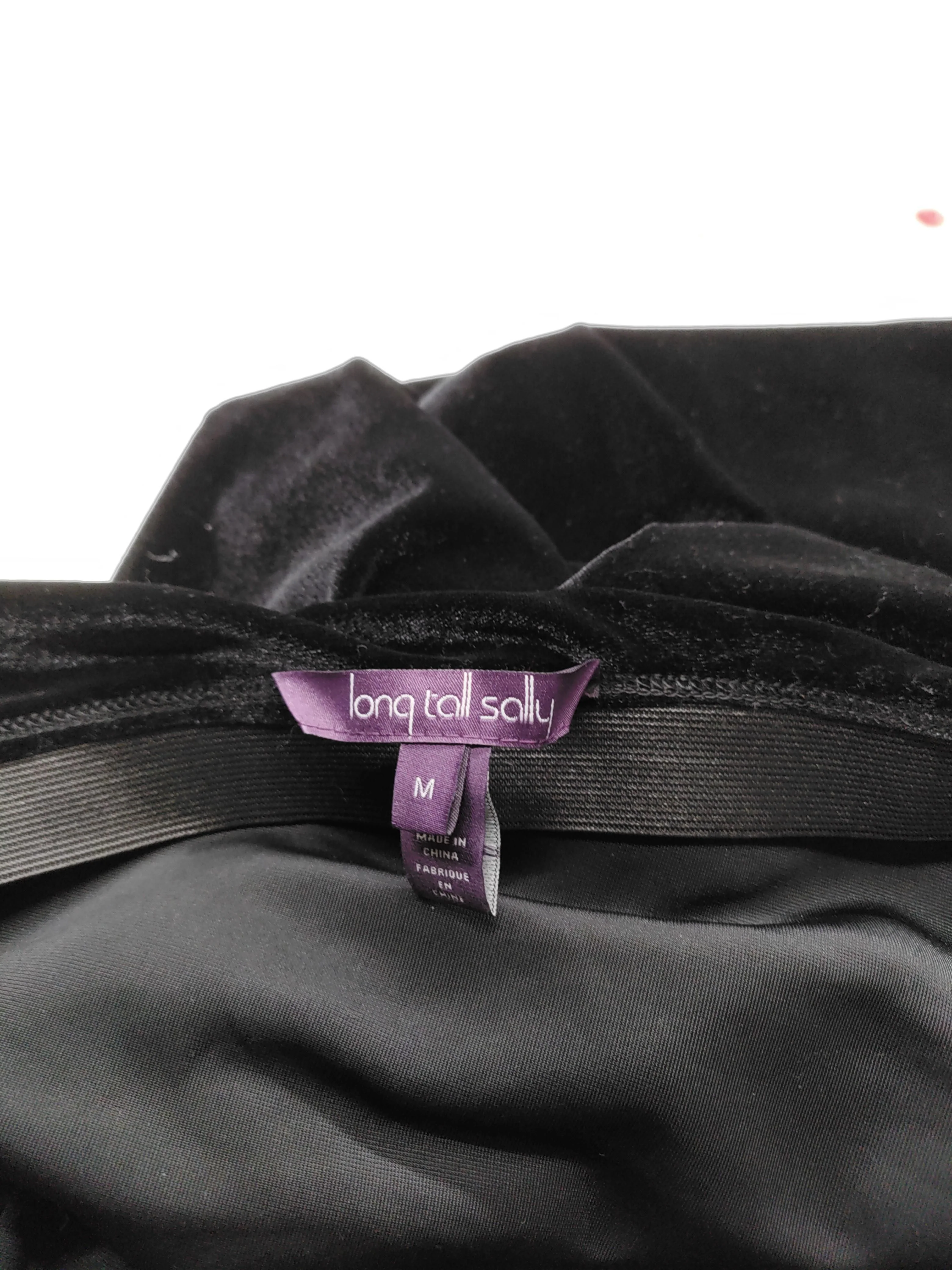 LTS - Long Tall Sally Women's Midi Skirt M Black Polyester - Image 5