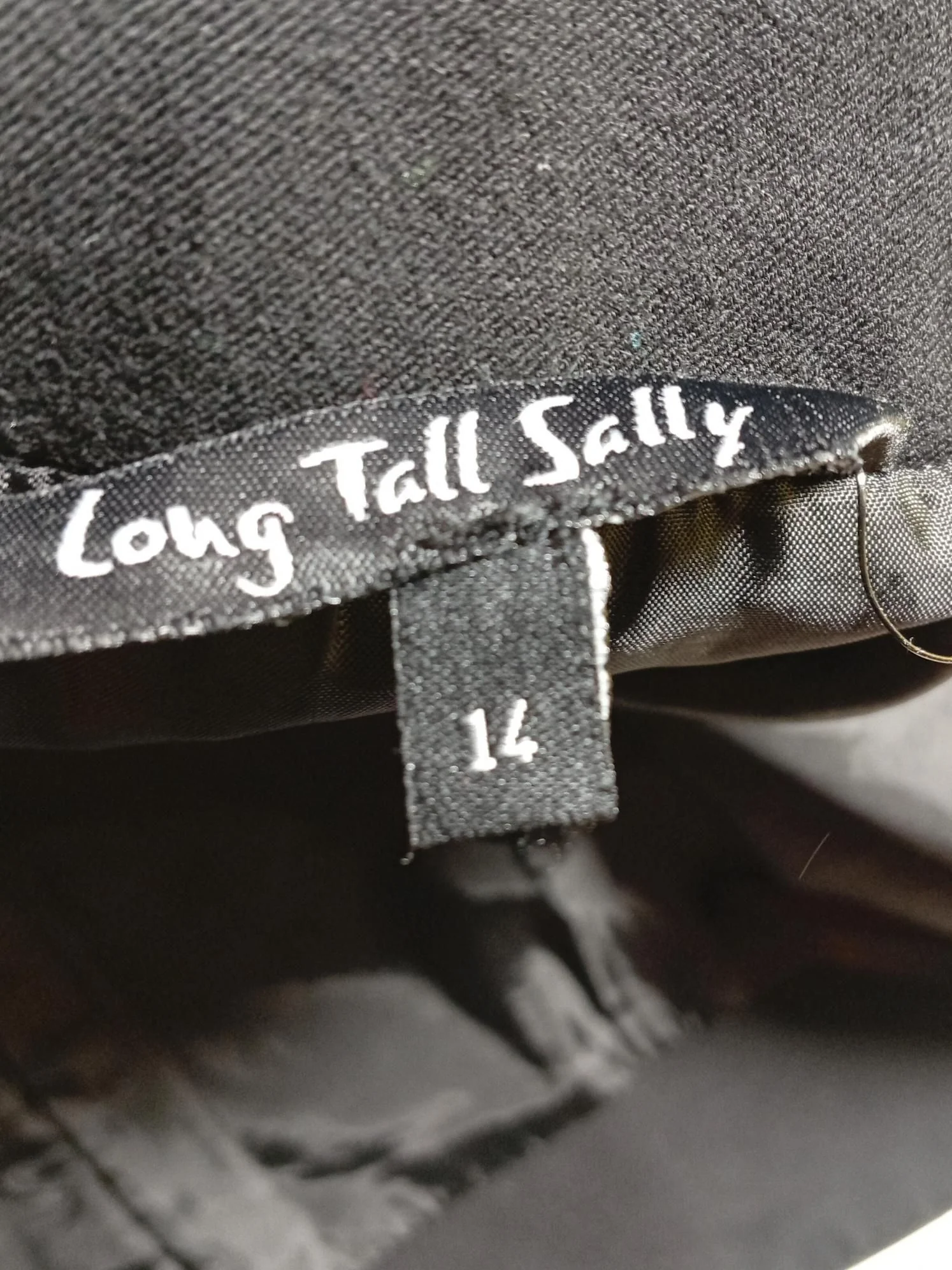 LTS - Long Tall Sally Women's Midi Skirt UK 14 Black 100% Other - Image 5