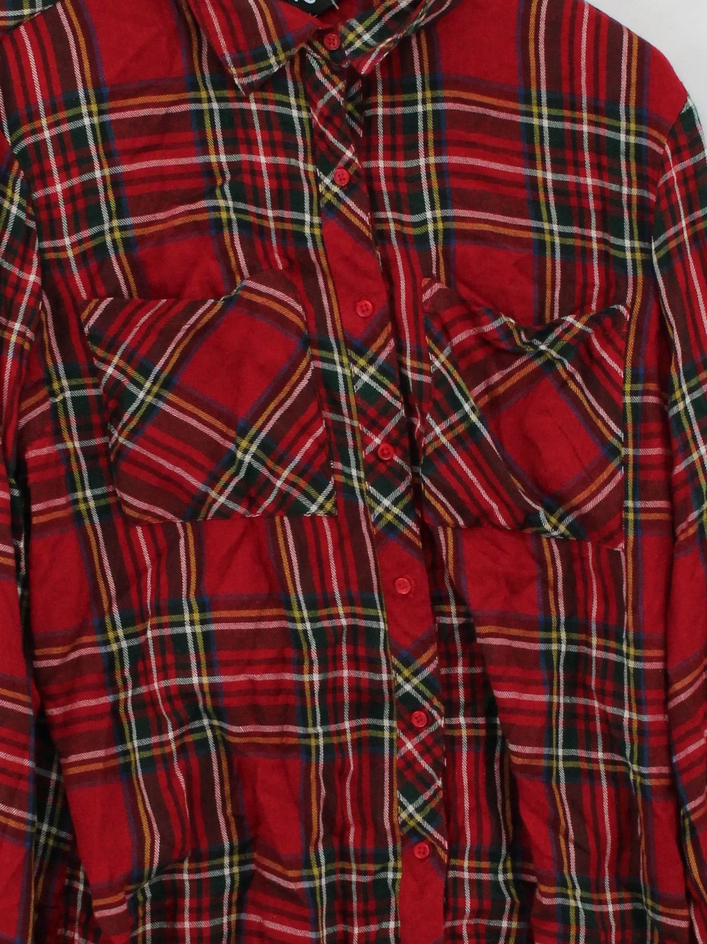 LTS - Long Tall Sally Women's Shirt UK 16 Red 100% Viscose Basic - Image 3