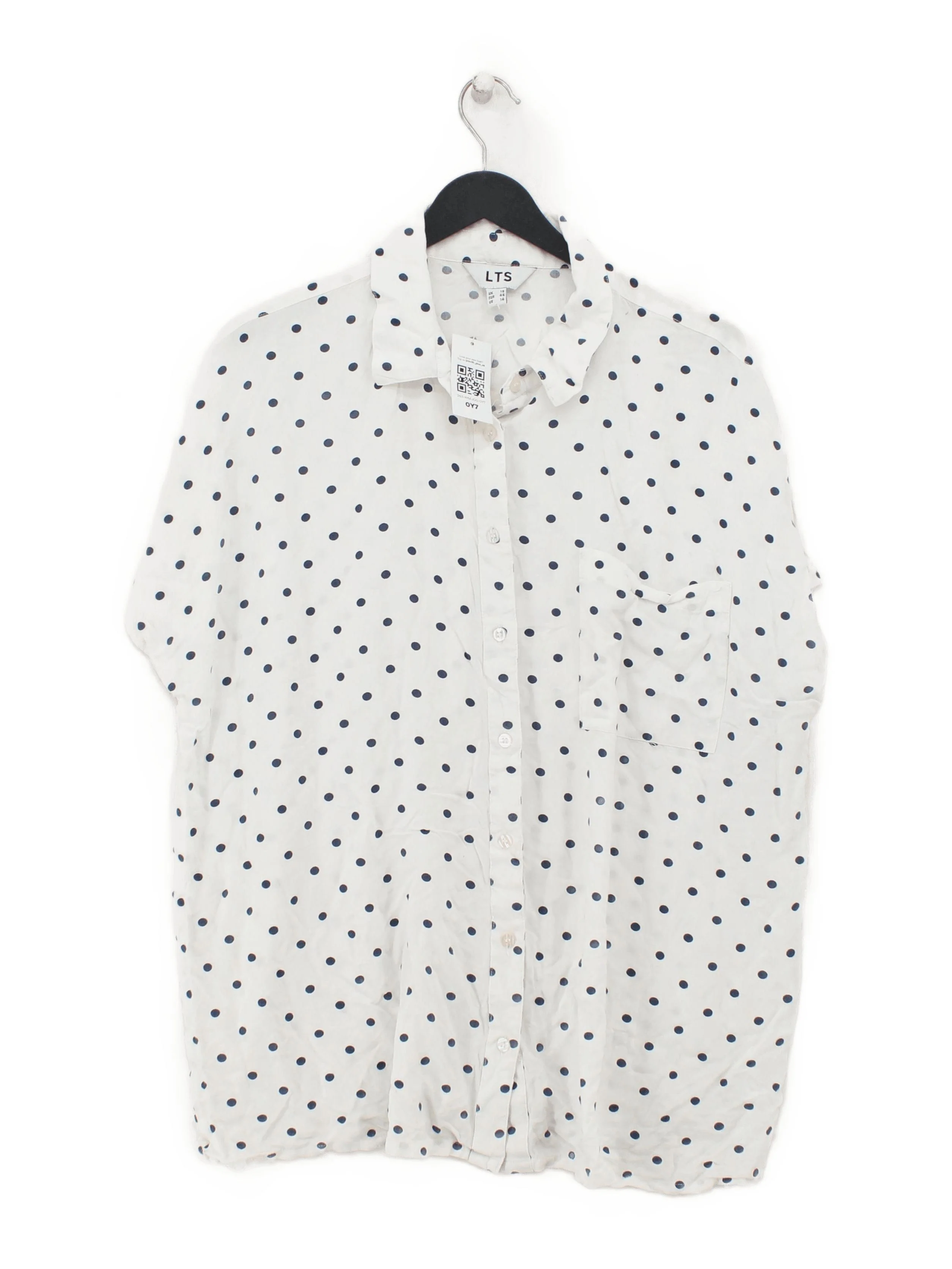 LTS - Long Tall Sally Women's Shirt UK 18 White 100% Viscose Basic