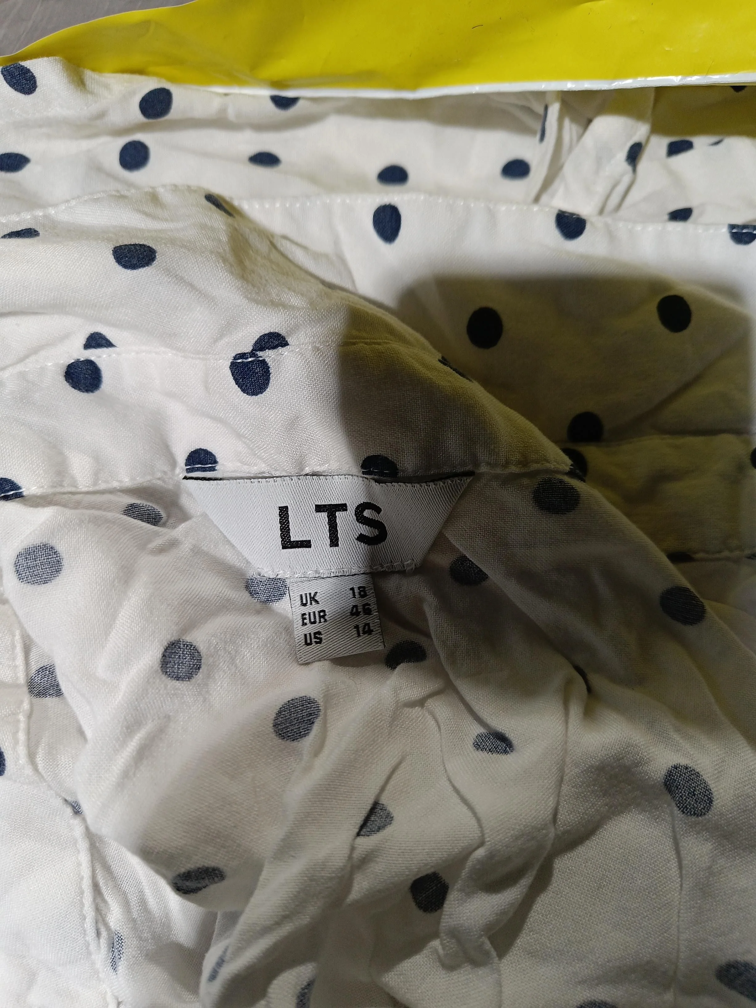 LTS - Long Tall Sally Women's Shirt UK 18 White 100% Viscose Basic - Image 5