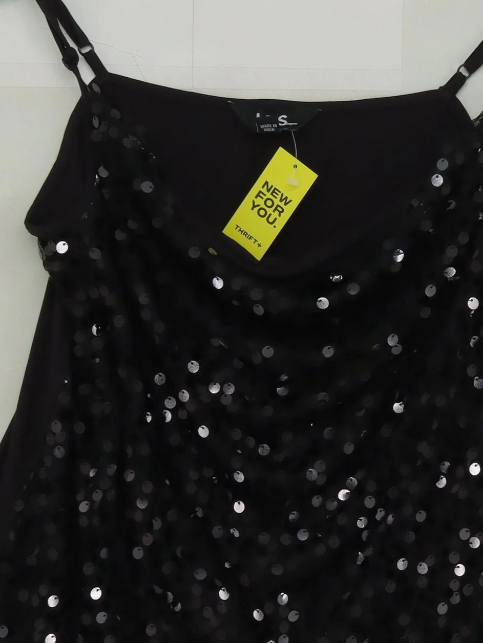 LTS - Long Tall Sally Women's Top UK 14 Black Polyester - Image 3