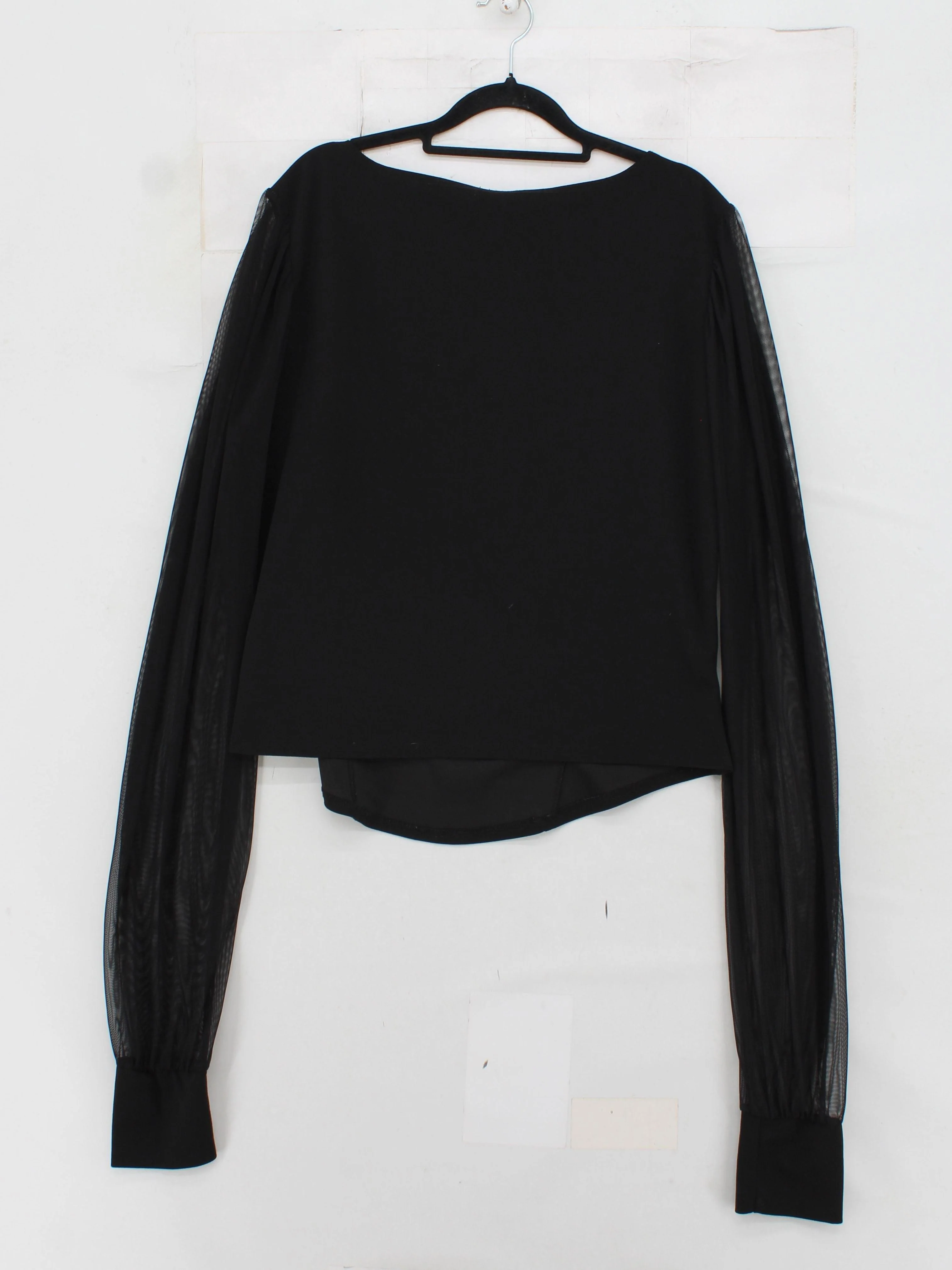 LTS - Long Tall Sally Women's Top UK 20 Black Polyester with Elastane Basic - Image 2