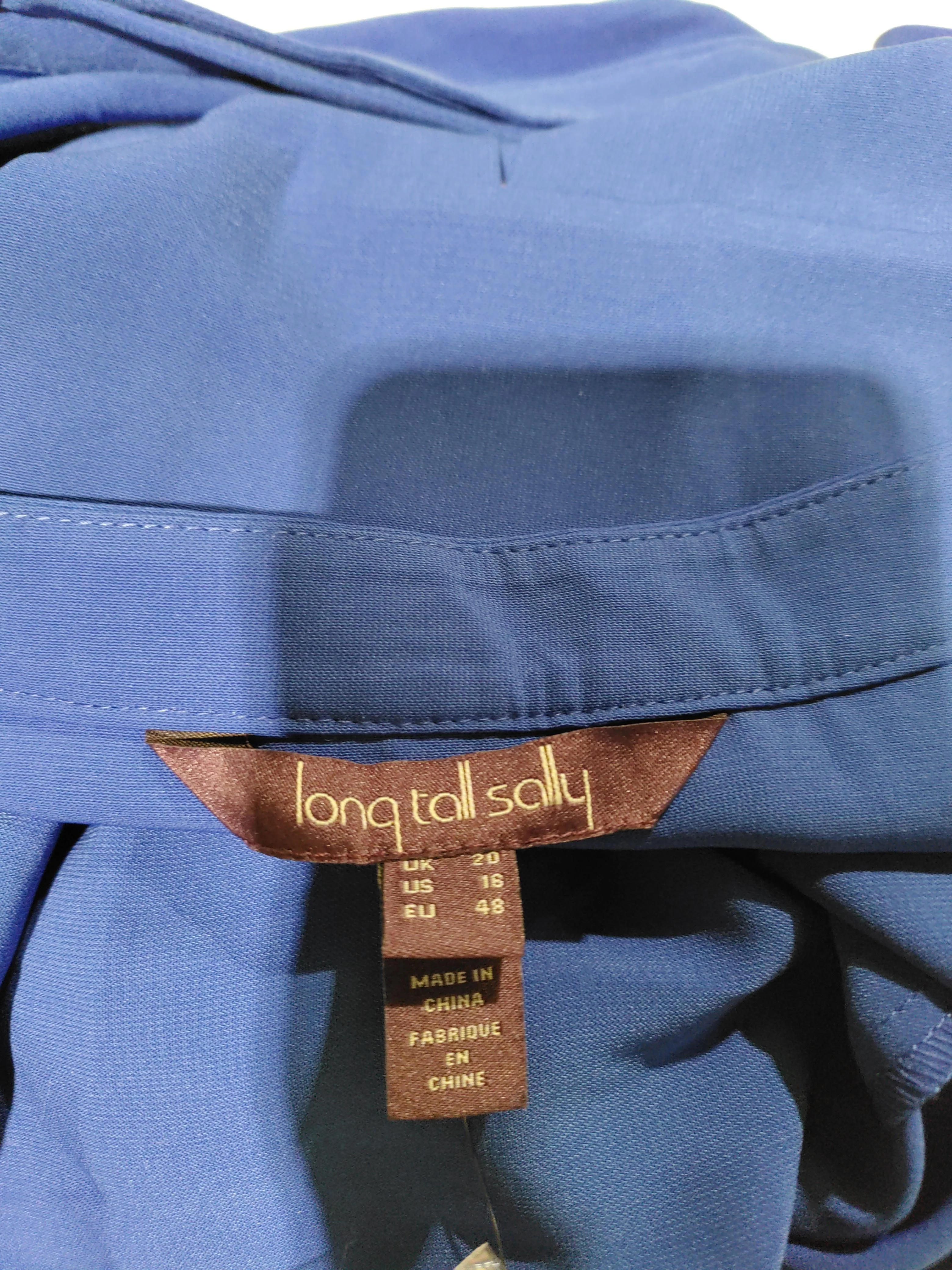 LTS - Long Tall Sally Women's Top UK 20 Blue 100% Polyester Basic New with tags - Image 5
