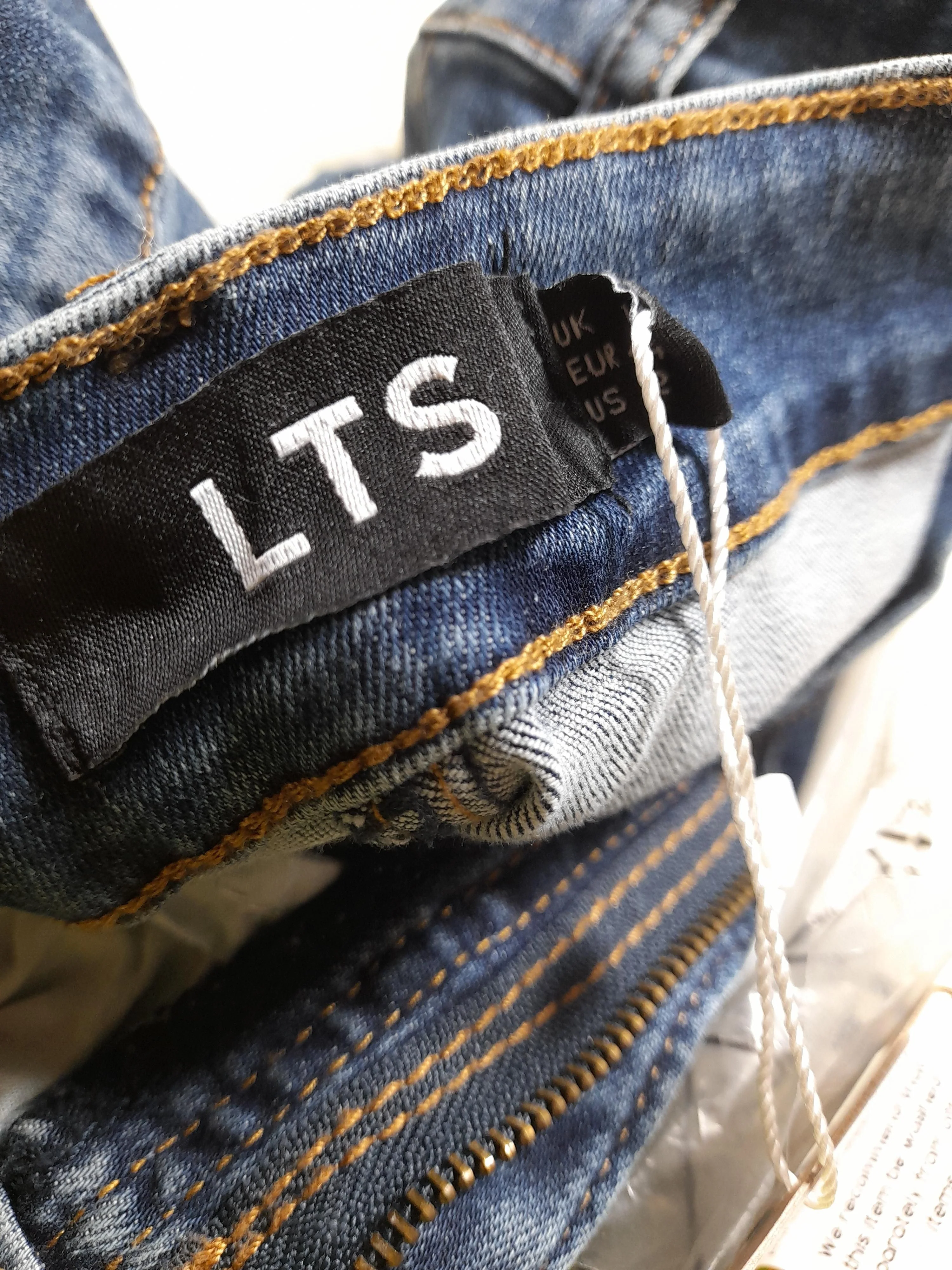 LTS Women's Jeans UK 16 Blue Cotton New with tags - Image 5