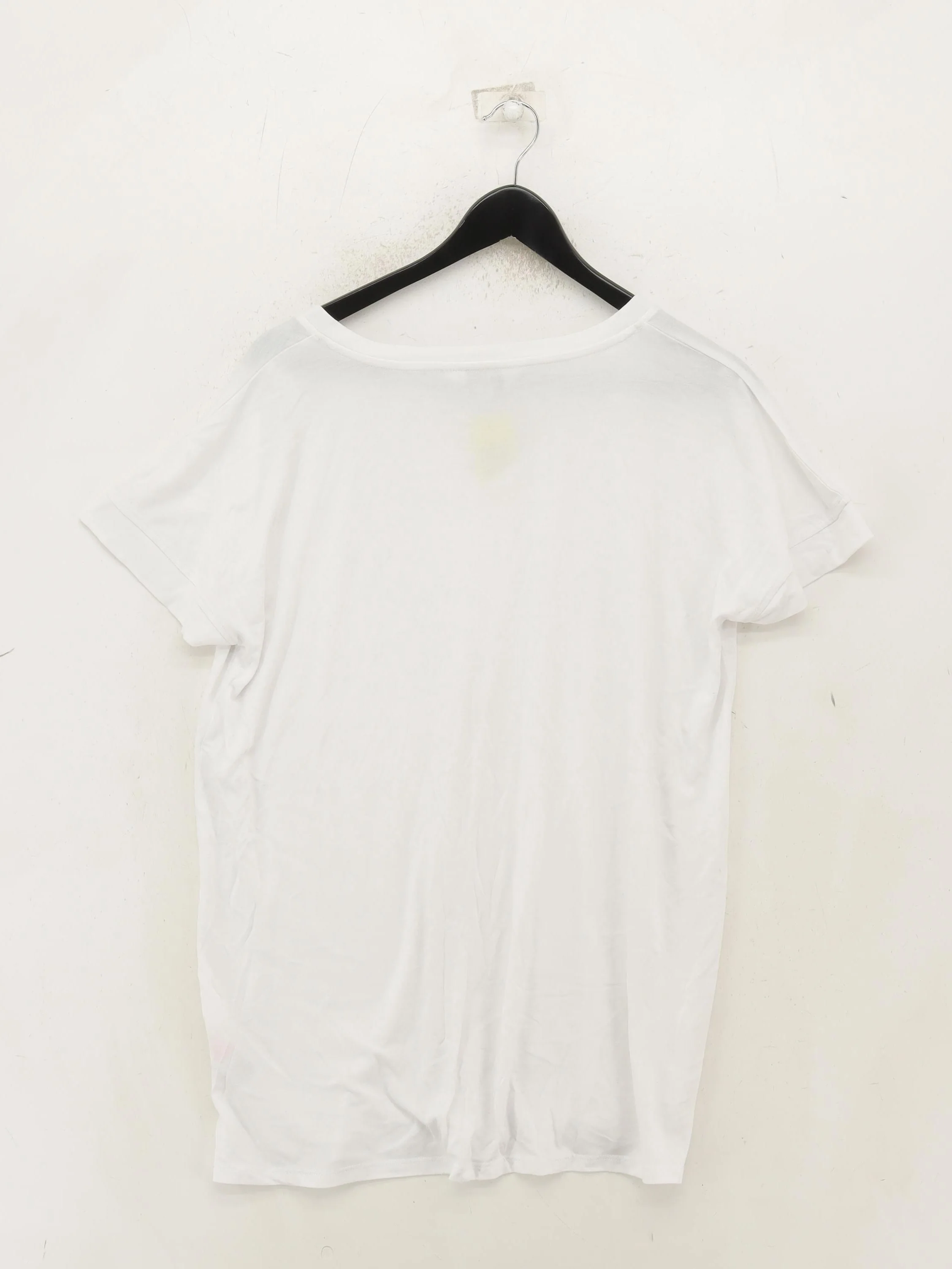 LTS Women's T-Shirt UK 14 White Polyester with Lyocell Modal Basic - Image 2