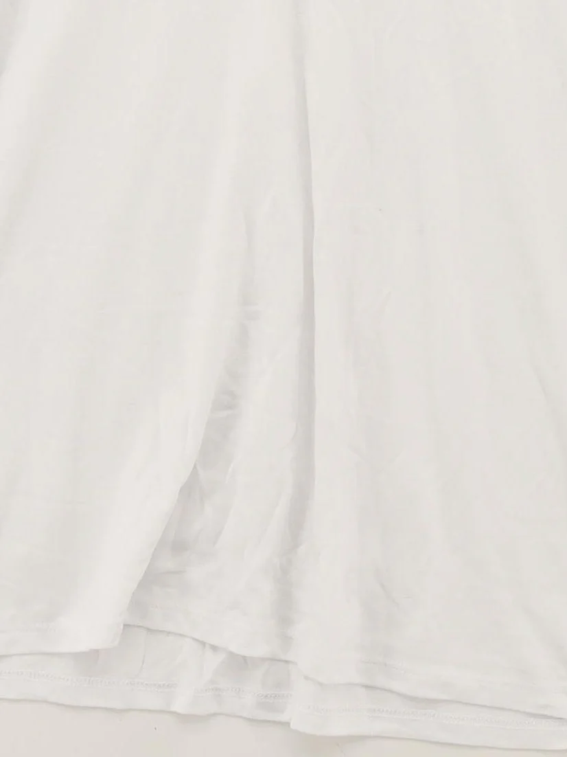 LTS Women's T-Shirt UK 14 White Polyester with Lyocell Modal Basic - Image 4