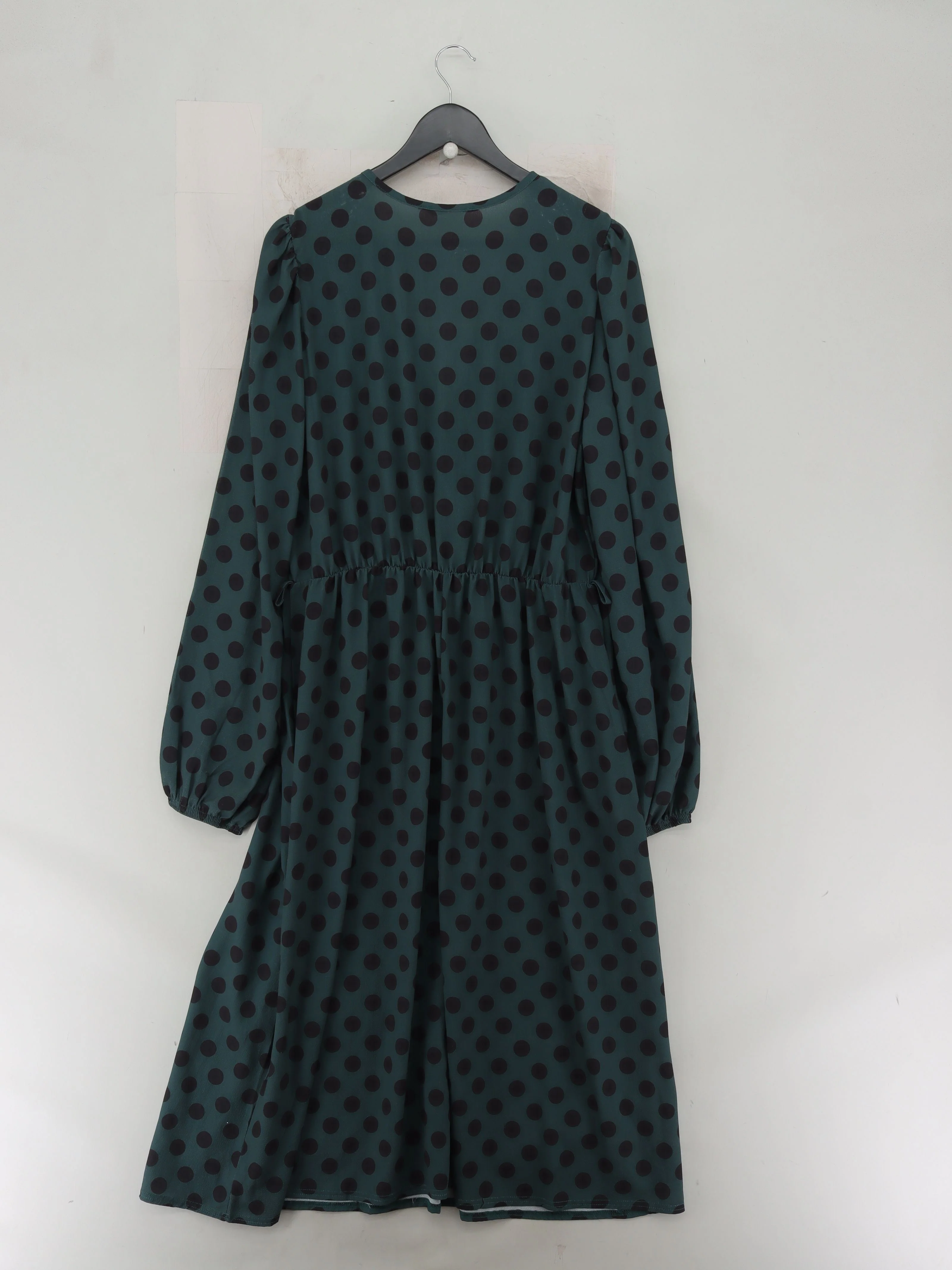 LTS Wrap Midi Dress UK14 in Green - Image 2