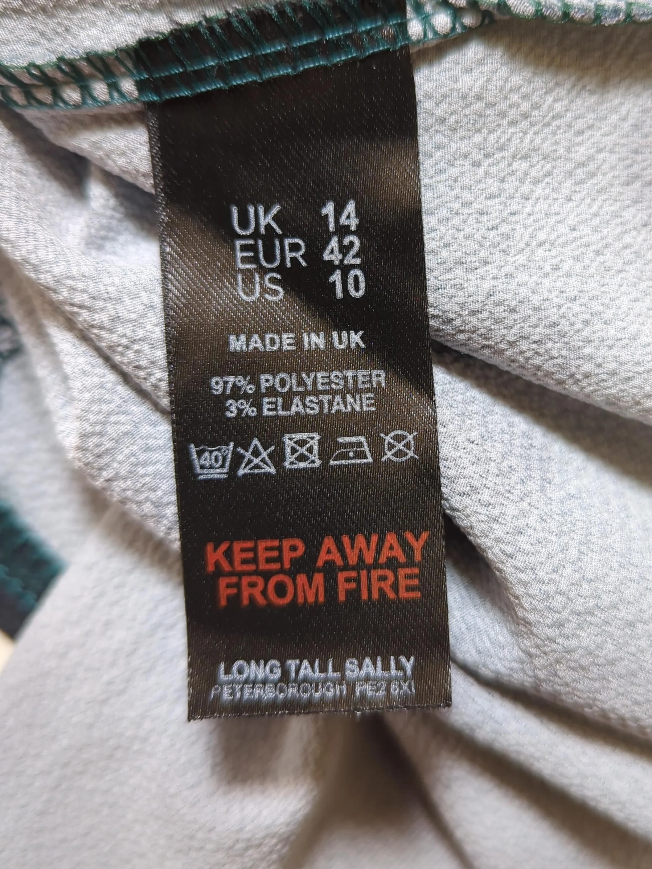 LTS Wrap Midi Dress UK14 in Green - Image 7