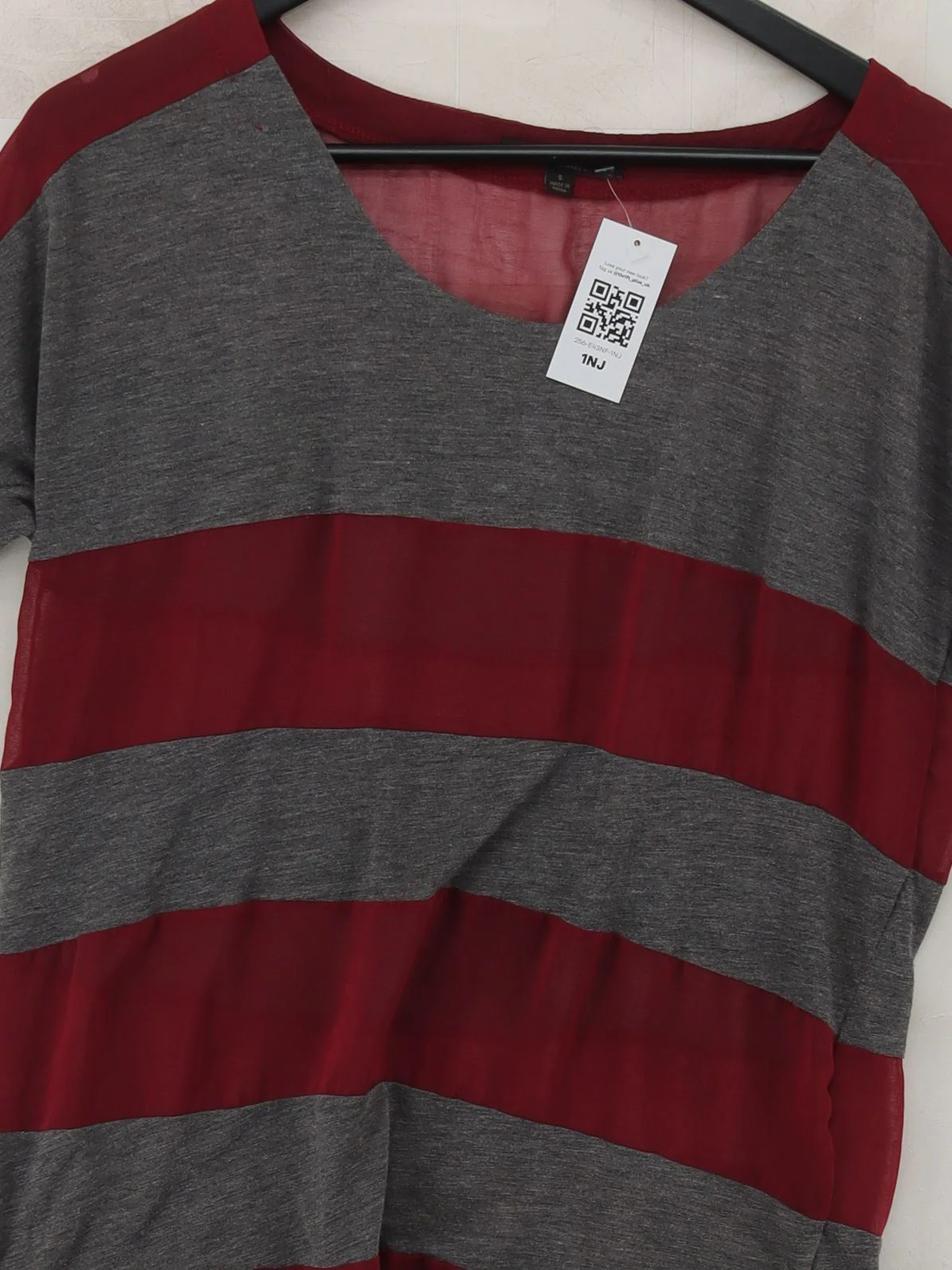Lucca Couture Women's Top S Multi Polyester with Rayon Basic - Image 3