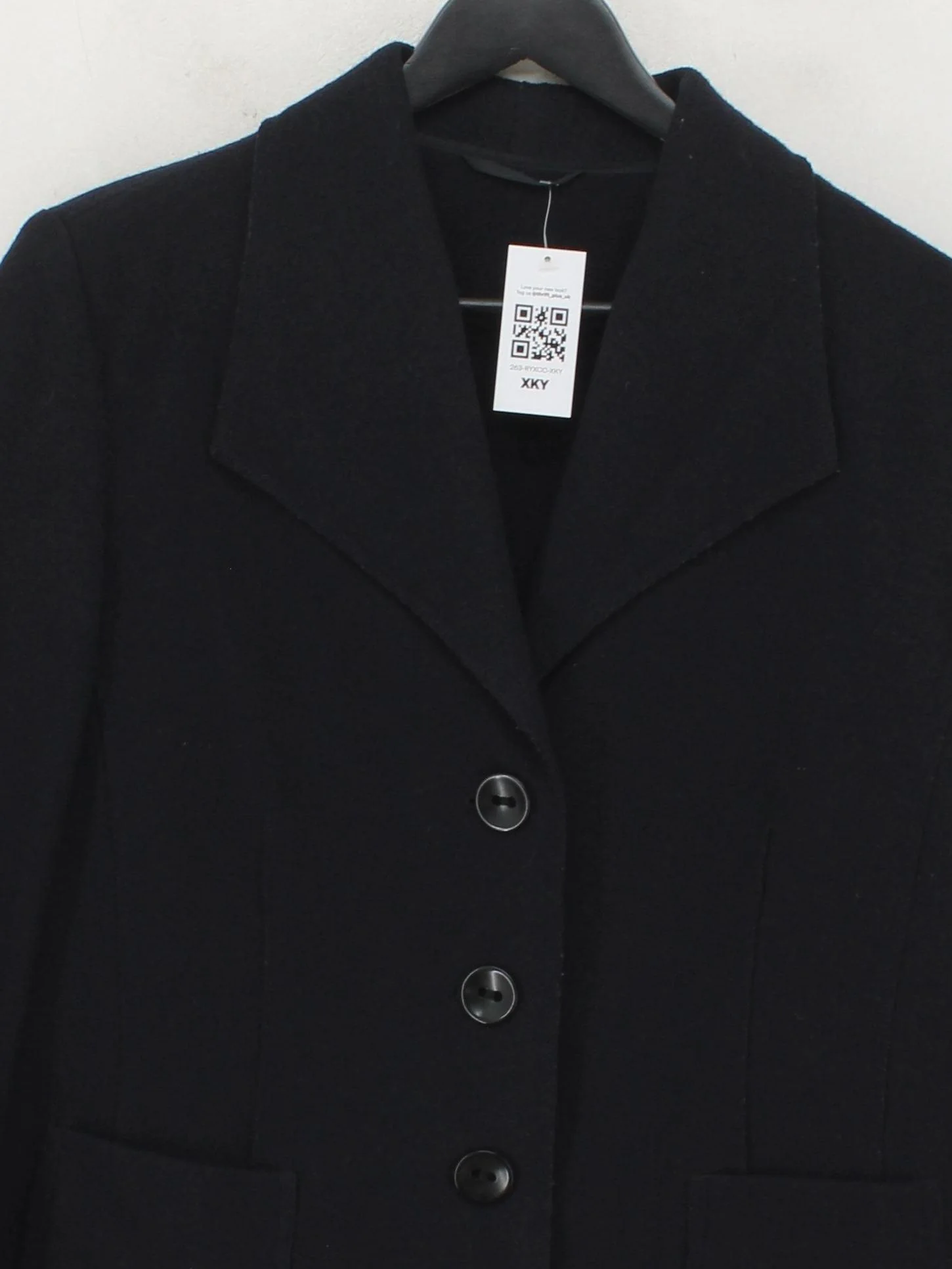 Lucia Overcoat jacket black - Image 3