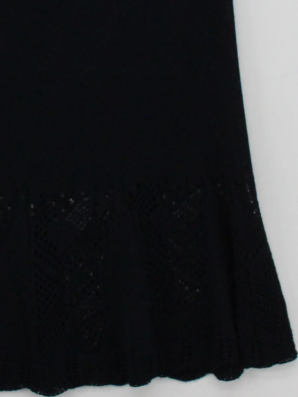 Lucia Women's Maxi Skirt UK 14 Black Viscose with Acrylic, Polyamide Long Maxi - Image 4