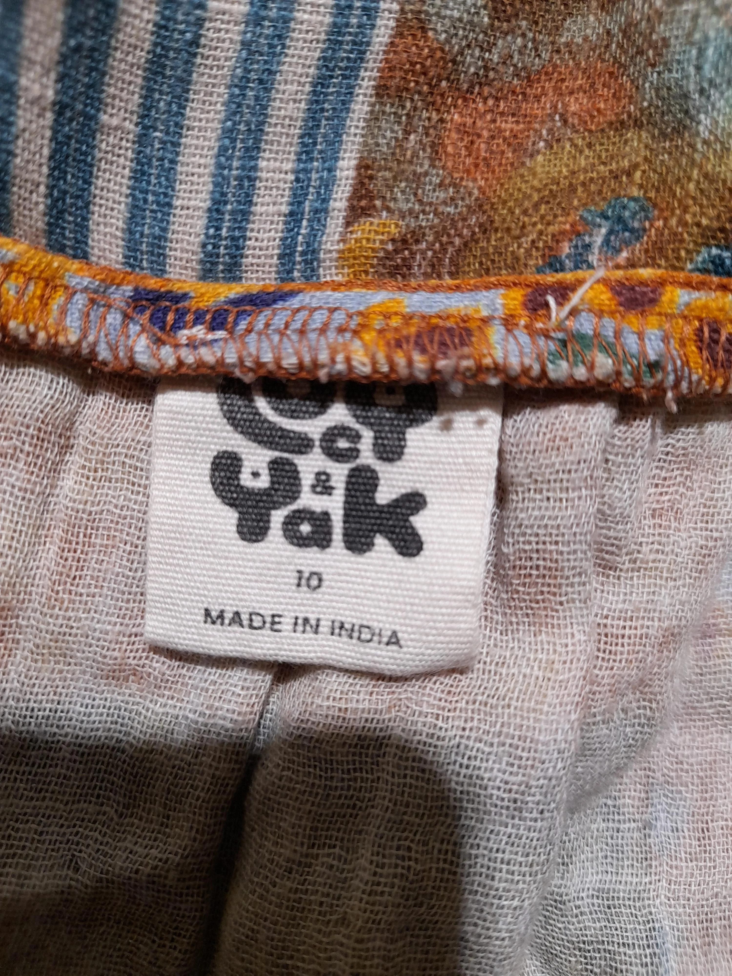 Lucy & Yak Maxi Dress UK10 in Multi - Image 5