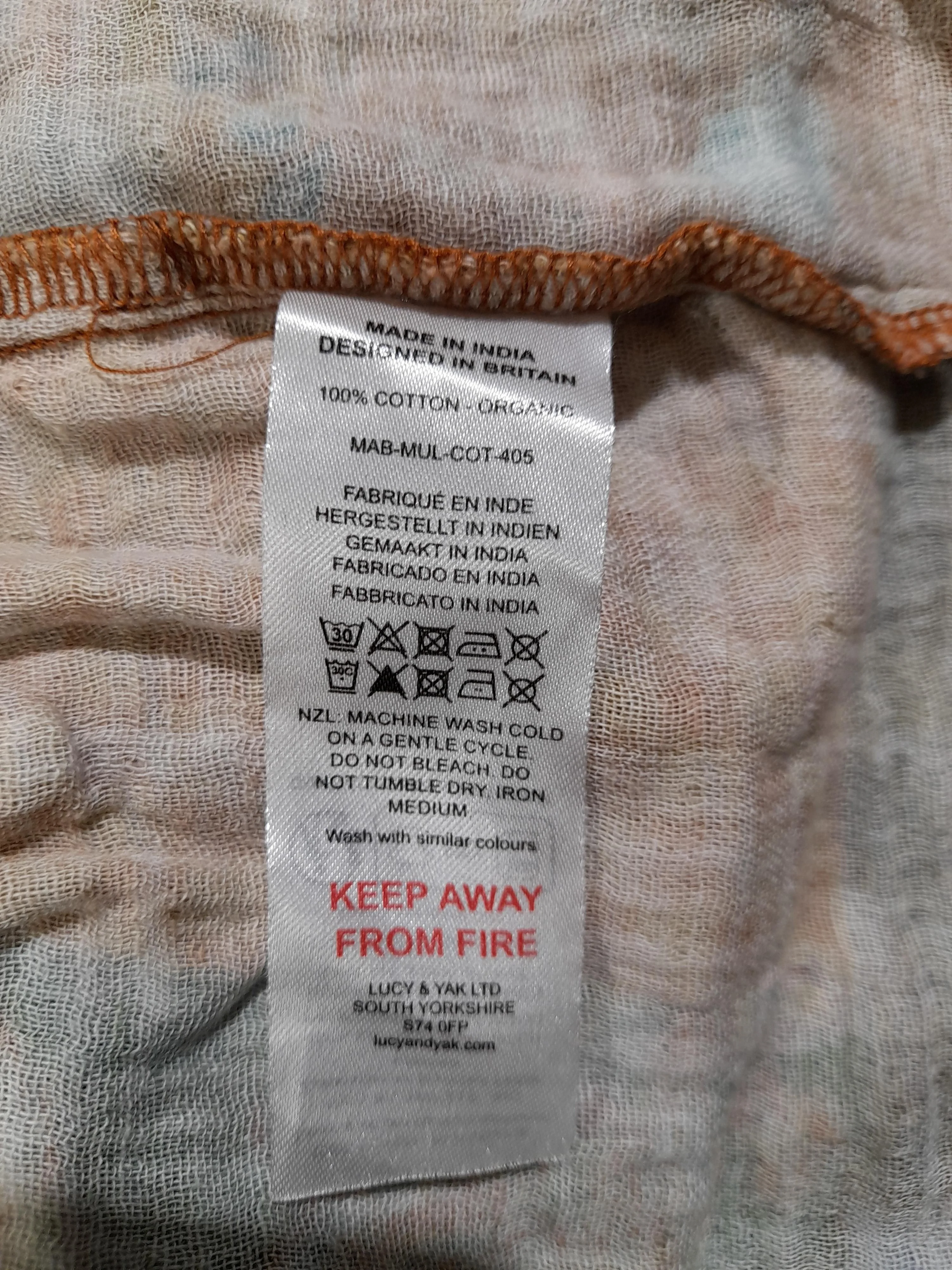 Lucy & Yak Maxi Dress UK10 in Multi - Image 6