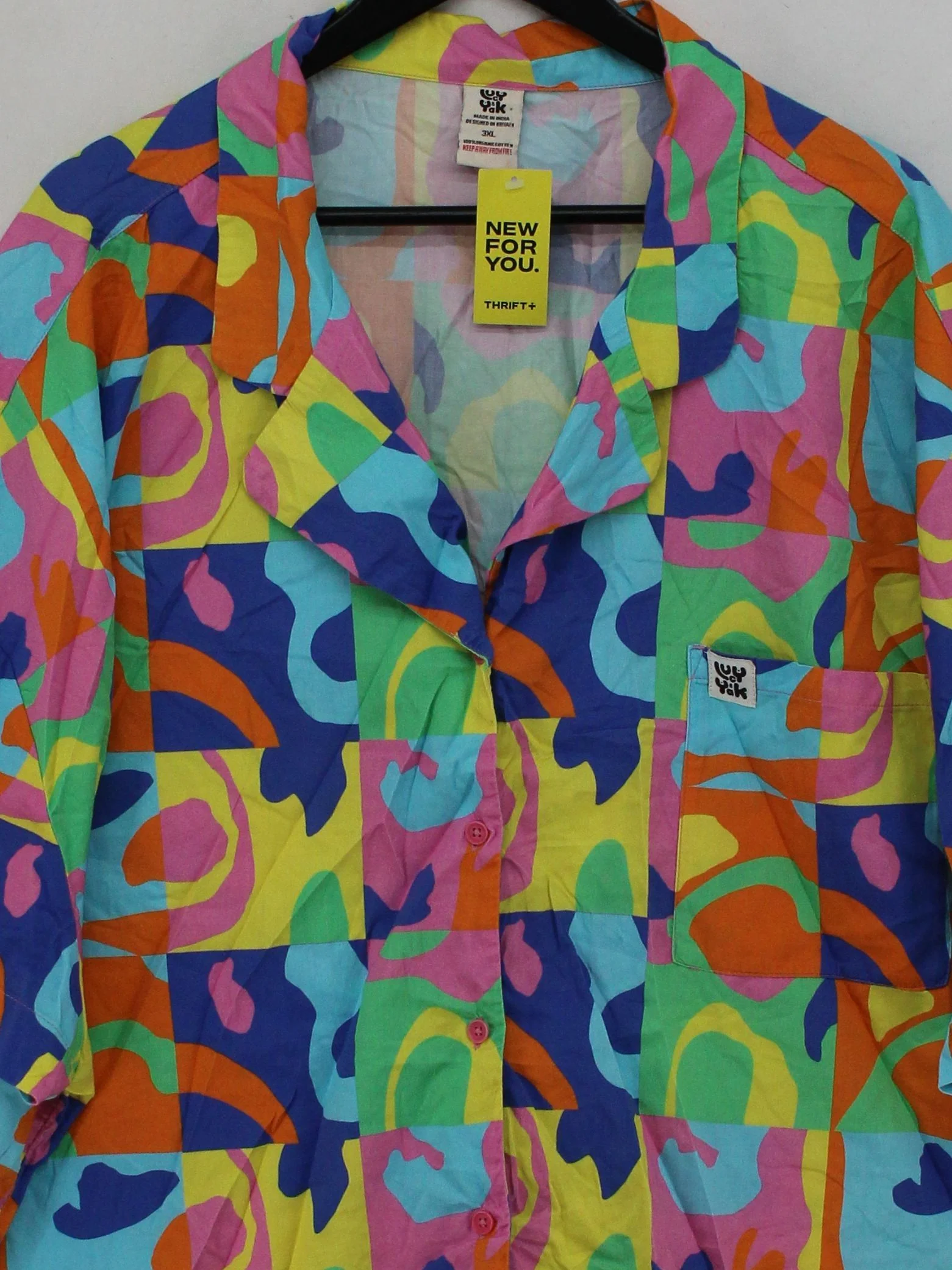 Lucy & Yak Men's Shirt XXXL Multi 100% Cotton Basic - Image 3