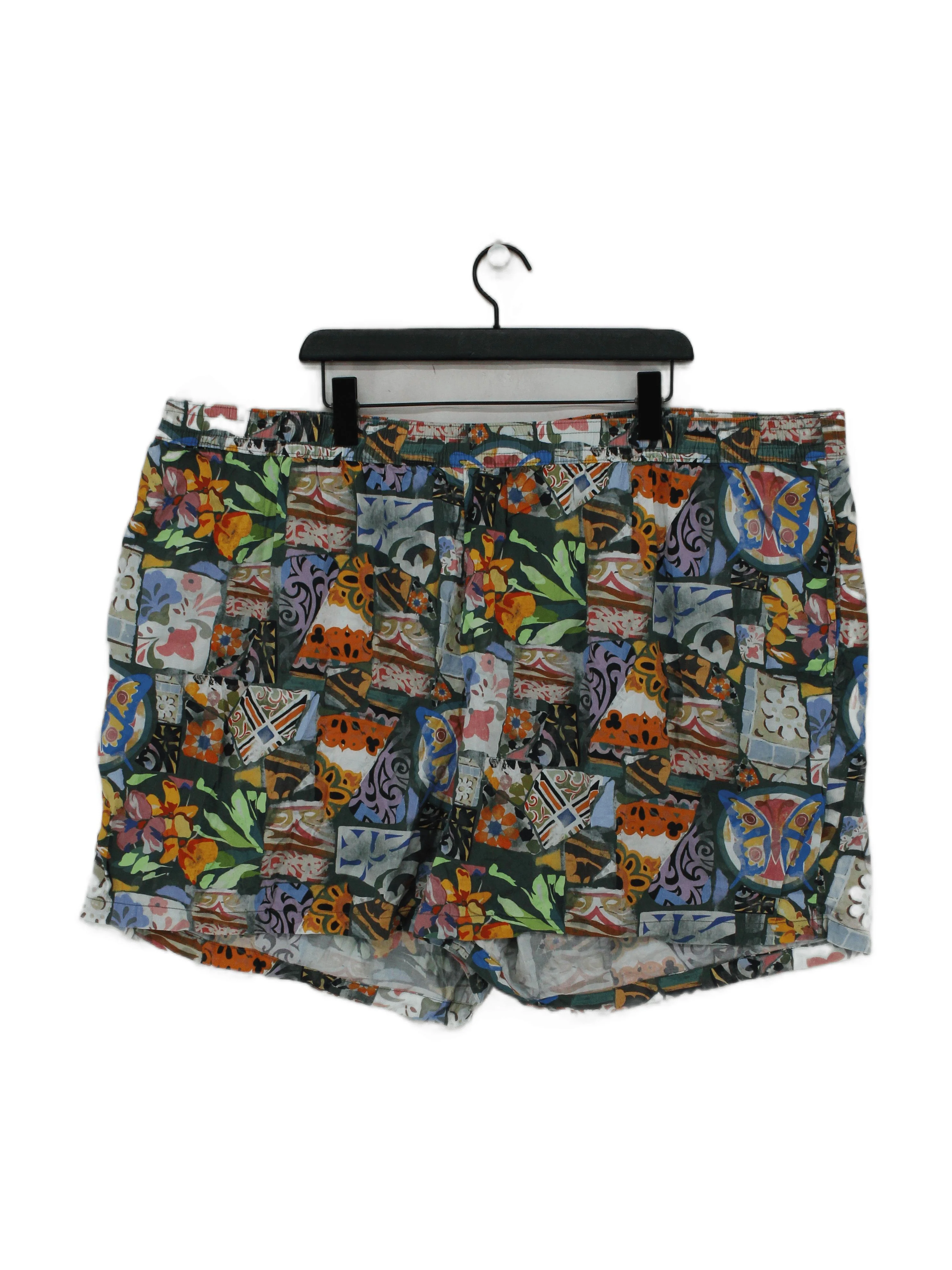 Lucy & Yak Men's Shorts XXXL Multi Graphic 100% Cotton Sweat