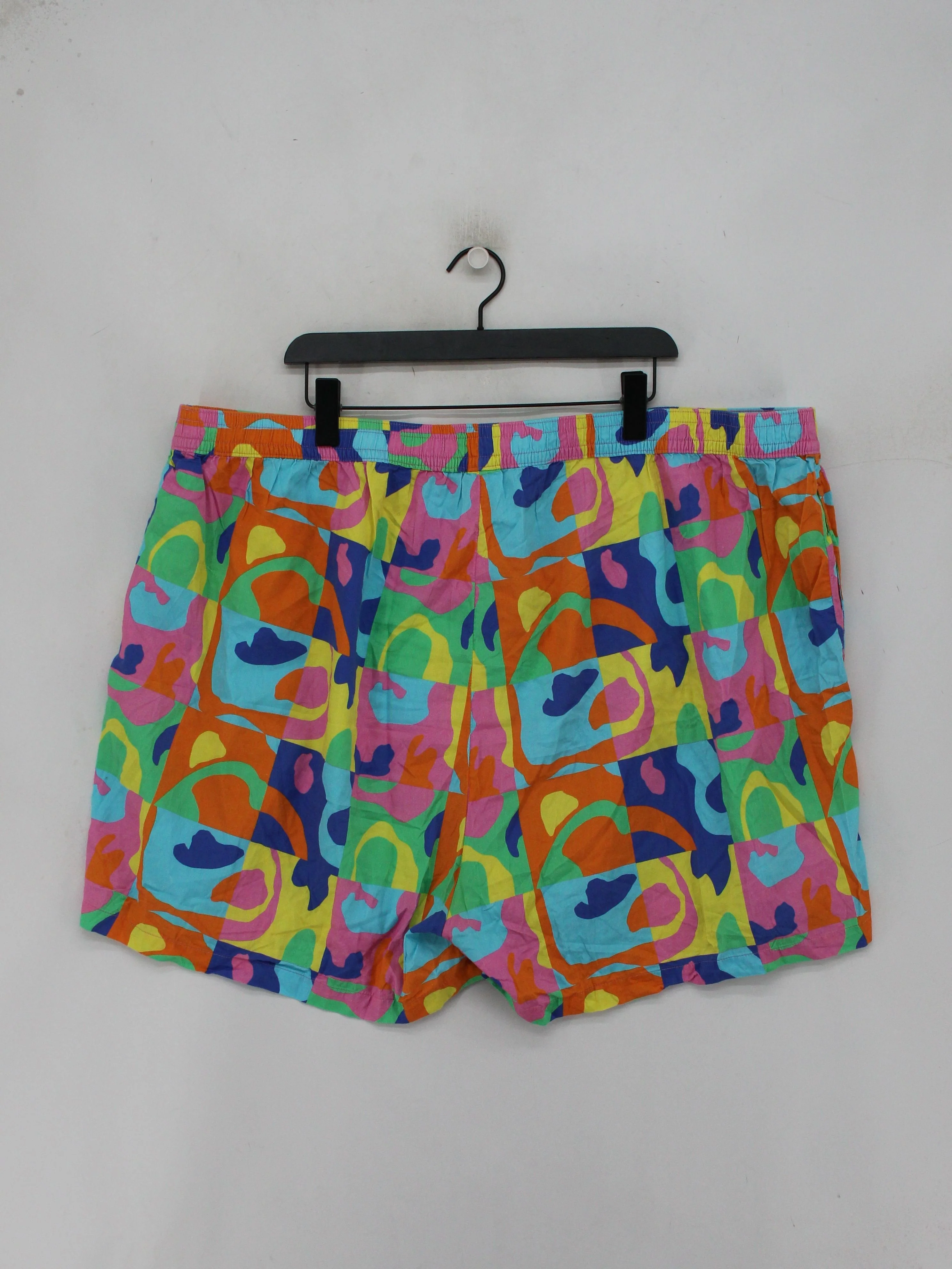 Lucy & Yak Men's Shorts XXXL Multi Graphic 100% Cotton Sweat - Image 2
