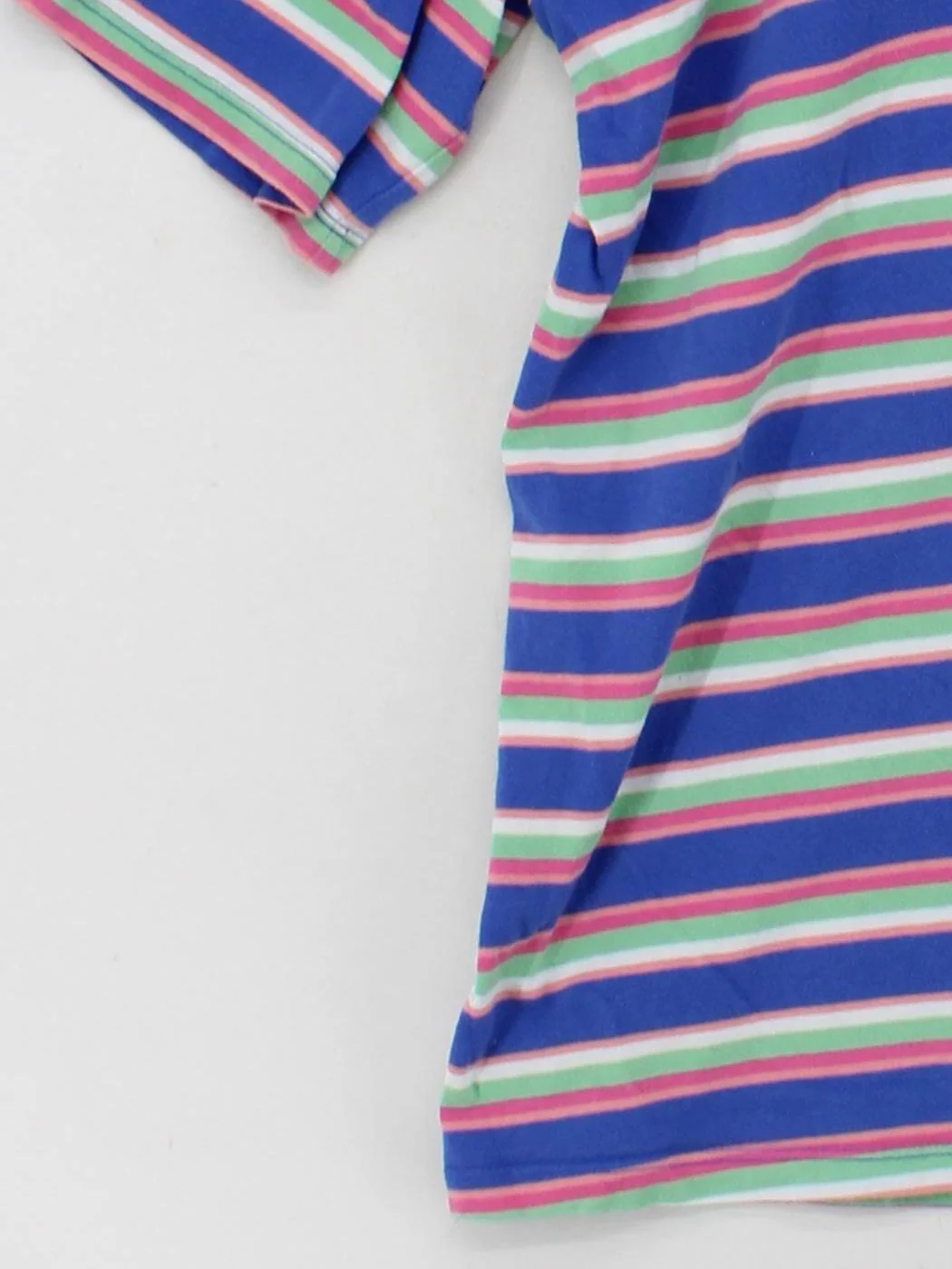 Lucy & Yak Men's T-Shirt L Multi Striped 100% Cotton Basic - Image 4