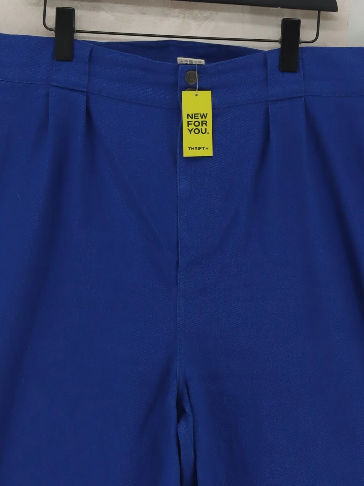 Lucy & Yak Men's Trousers XL Blue 100% Cotton Tapered Chino - Image 3