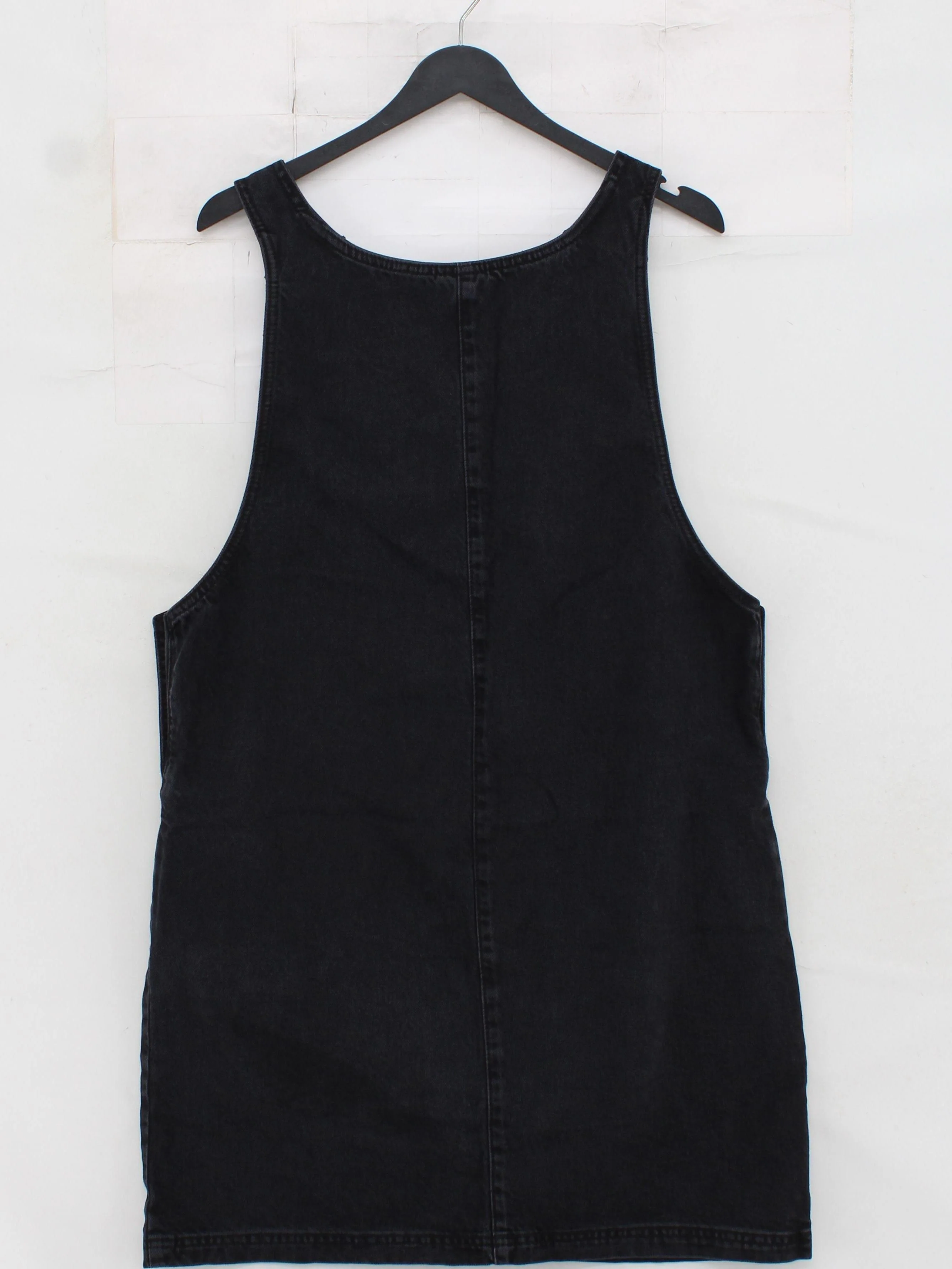 Lucy & Yak Pinafore/Dungaree Mini Dress UK12 in Black - Image 2