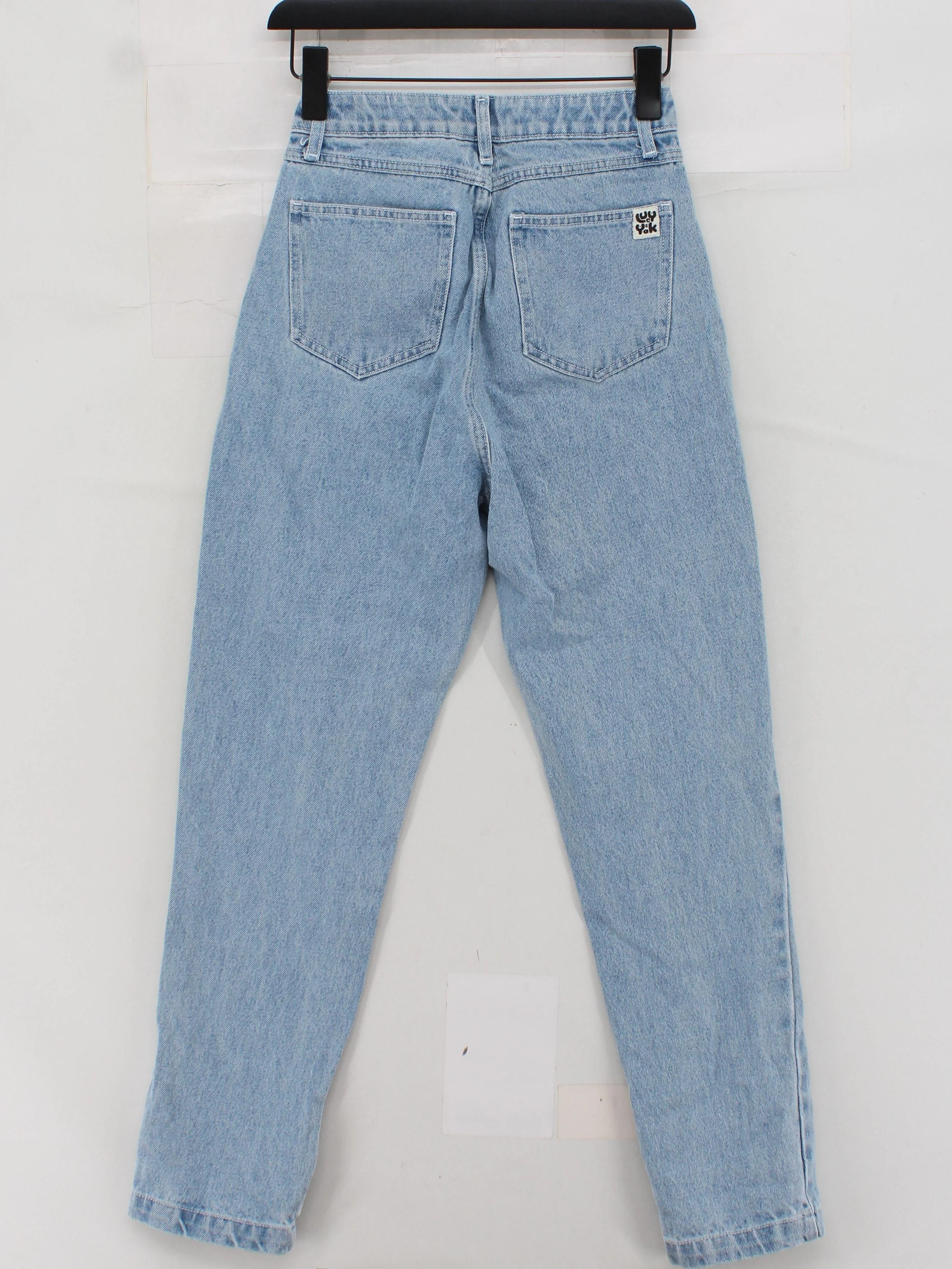 Lucy & Yak Women's Jeans W 24 in; L 30 in Blue 100% Cotton Mom - Image 2