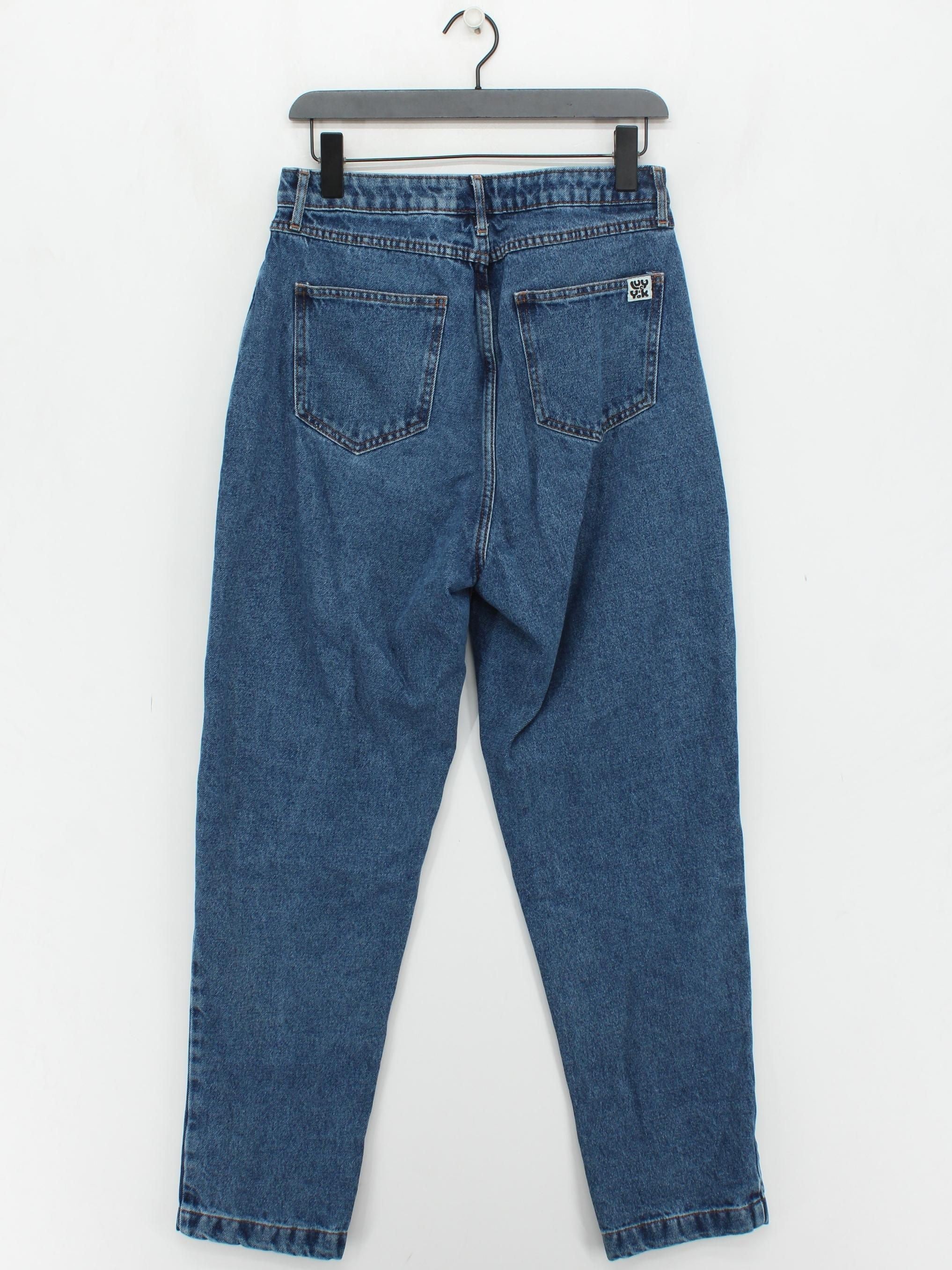 Lucy & Yak Women's Jeans W 28 in; L 30 in Blue 100% Cotton Mom - Image 2