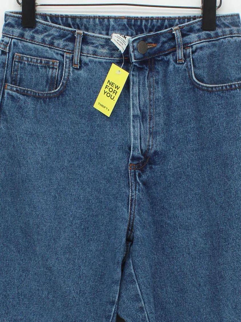 Lucy & Yak Women's Jeans W 28 in; L 30 in Blue 100% Cotton Mom - Image 3