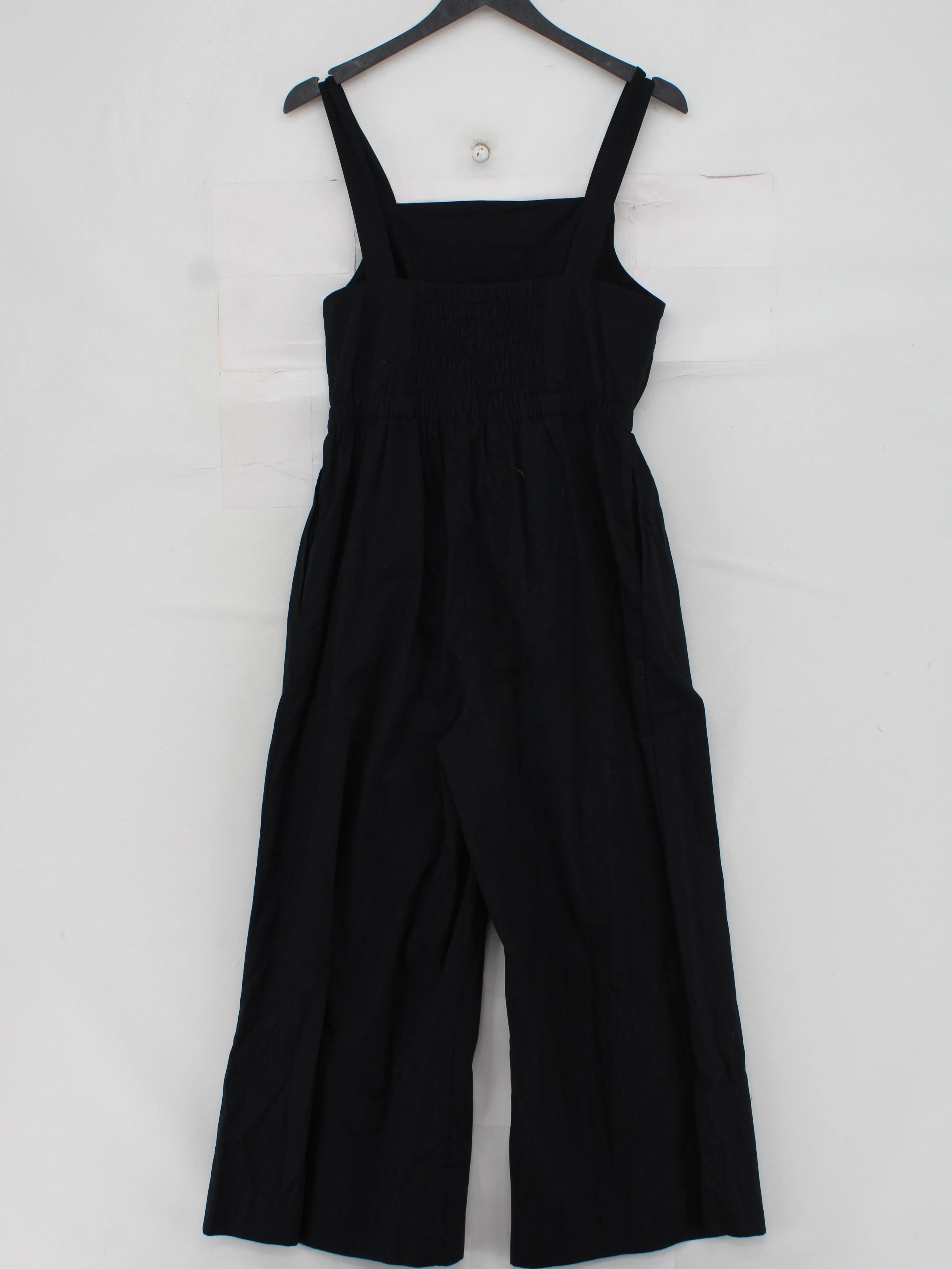 Lucy & Yak Women's Jumpsuit UK 10 Black 100% Cotton Wide-Leg Jumpsuit - Image 2