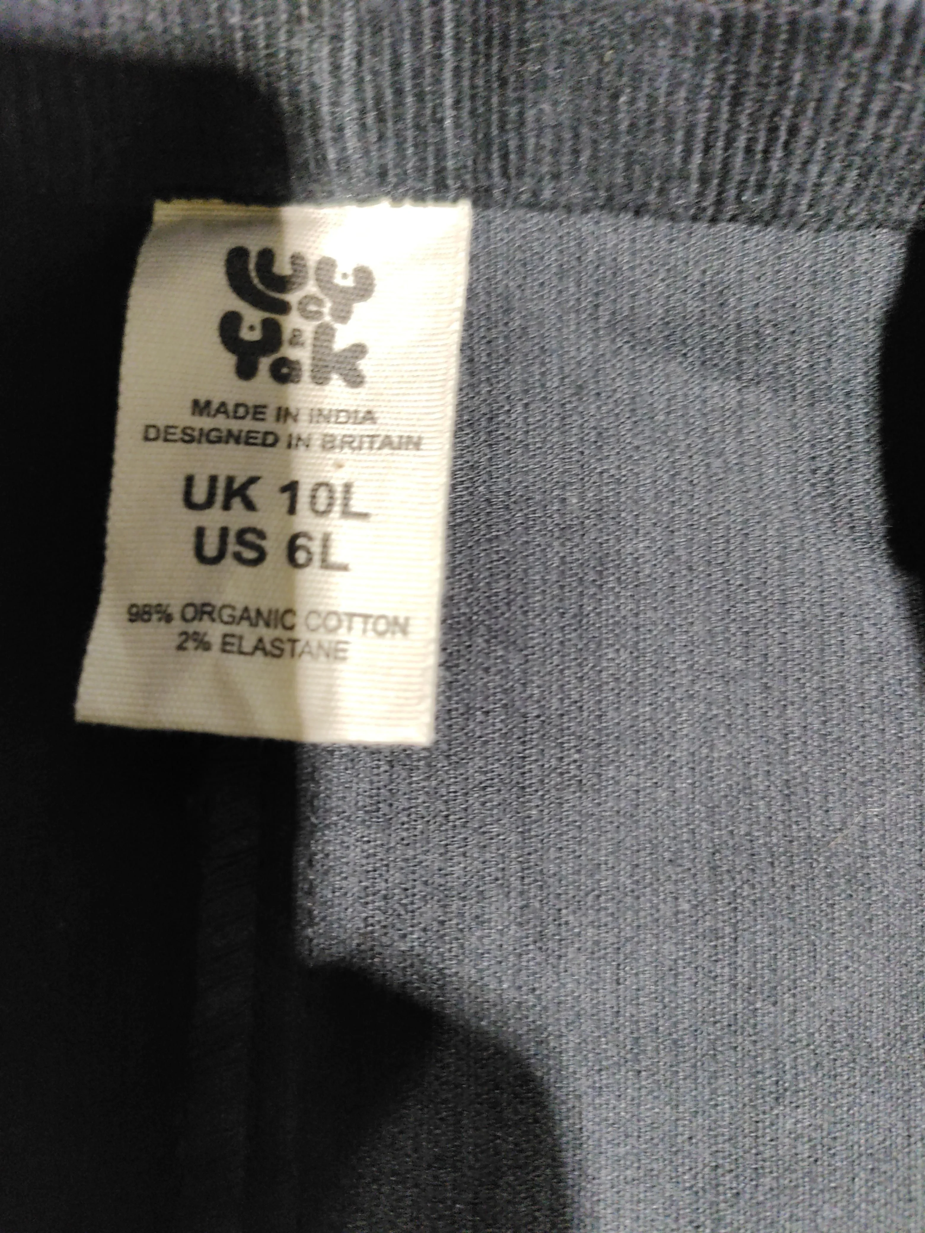 Lucy & Yak Women's Jumpsuit UK 10 Black Cotton with Elastane Straight Jumpsuit - Image 5