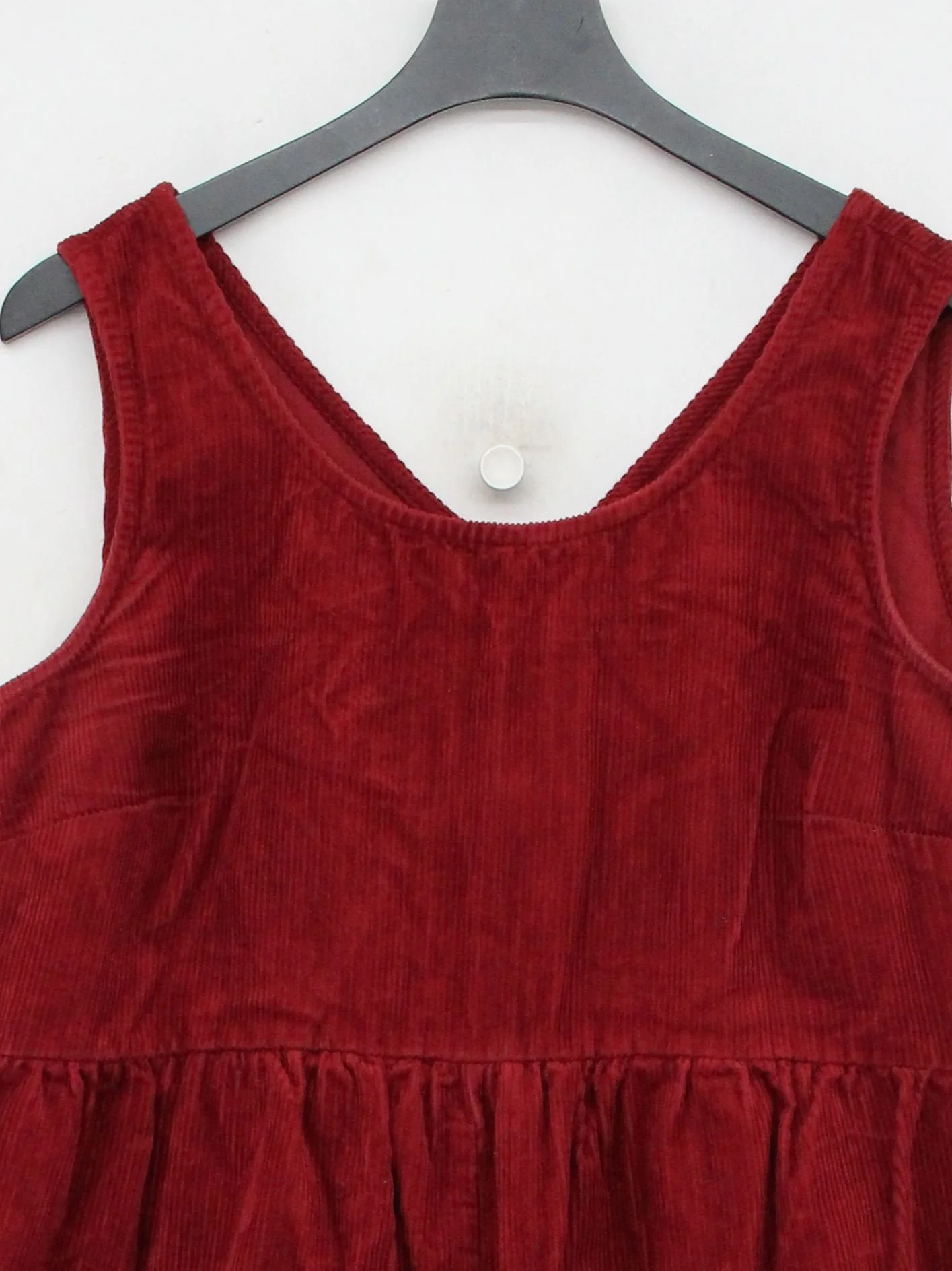 Lucy & Yak Women's Jumpsuit UK 10 Red 100% Cotton Tapered Jumpsuit - Image 3