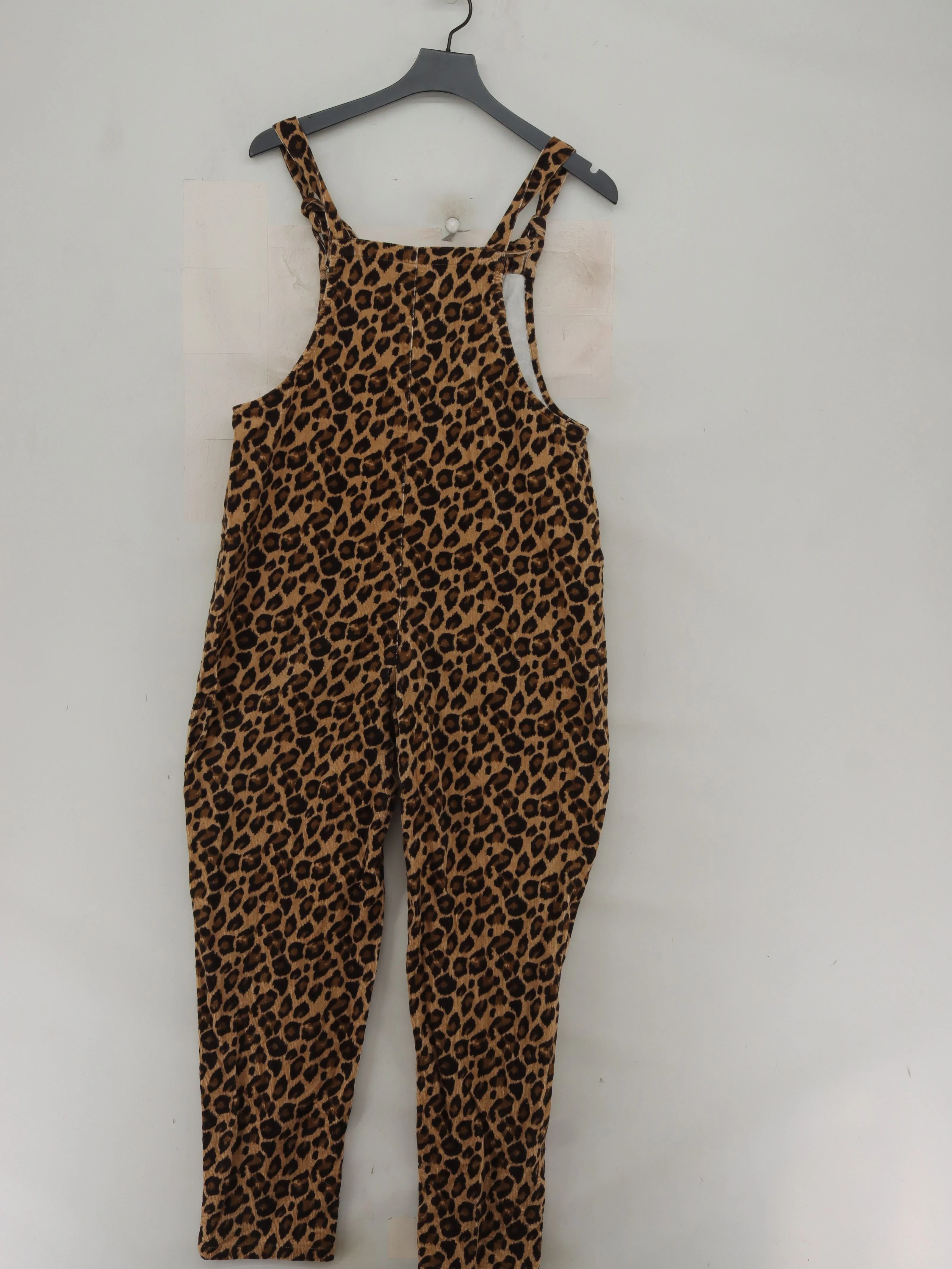 Lucy & Yak Women's Jumpsuit UK 12 Tan Animal Print 100% Cotton Straight Jumpsuit - Image 2