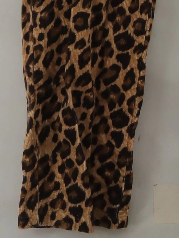 Lucy & Yak Women's Jumpsuit UK 12 Tan Animal Print 100% Cotton Straight Jumpsuit - Image 4