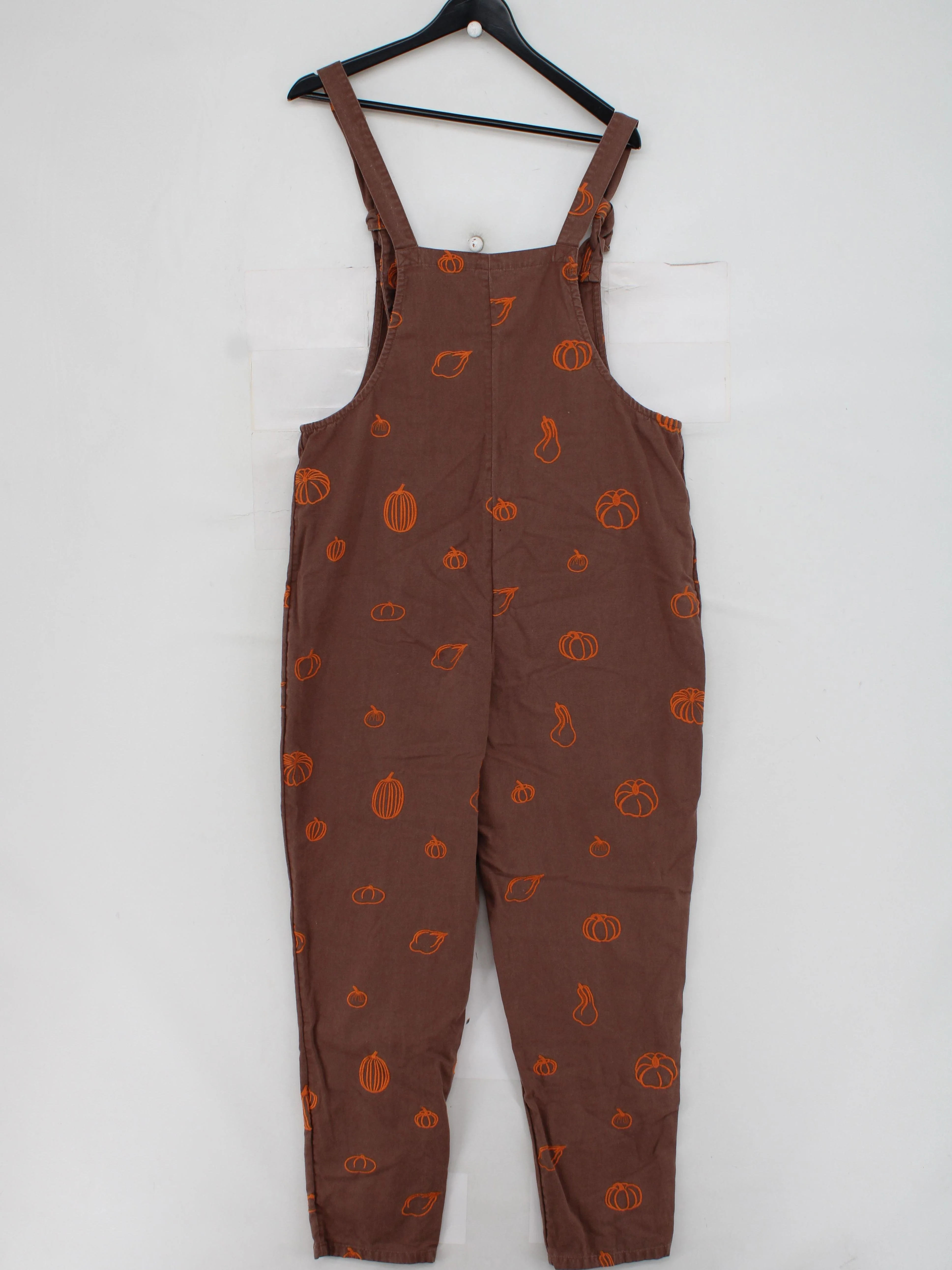 Lucy & Yak Women's Jumpsuit UK 14 Brown 100% Cotton Straight Jumpsuit - Image 2