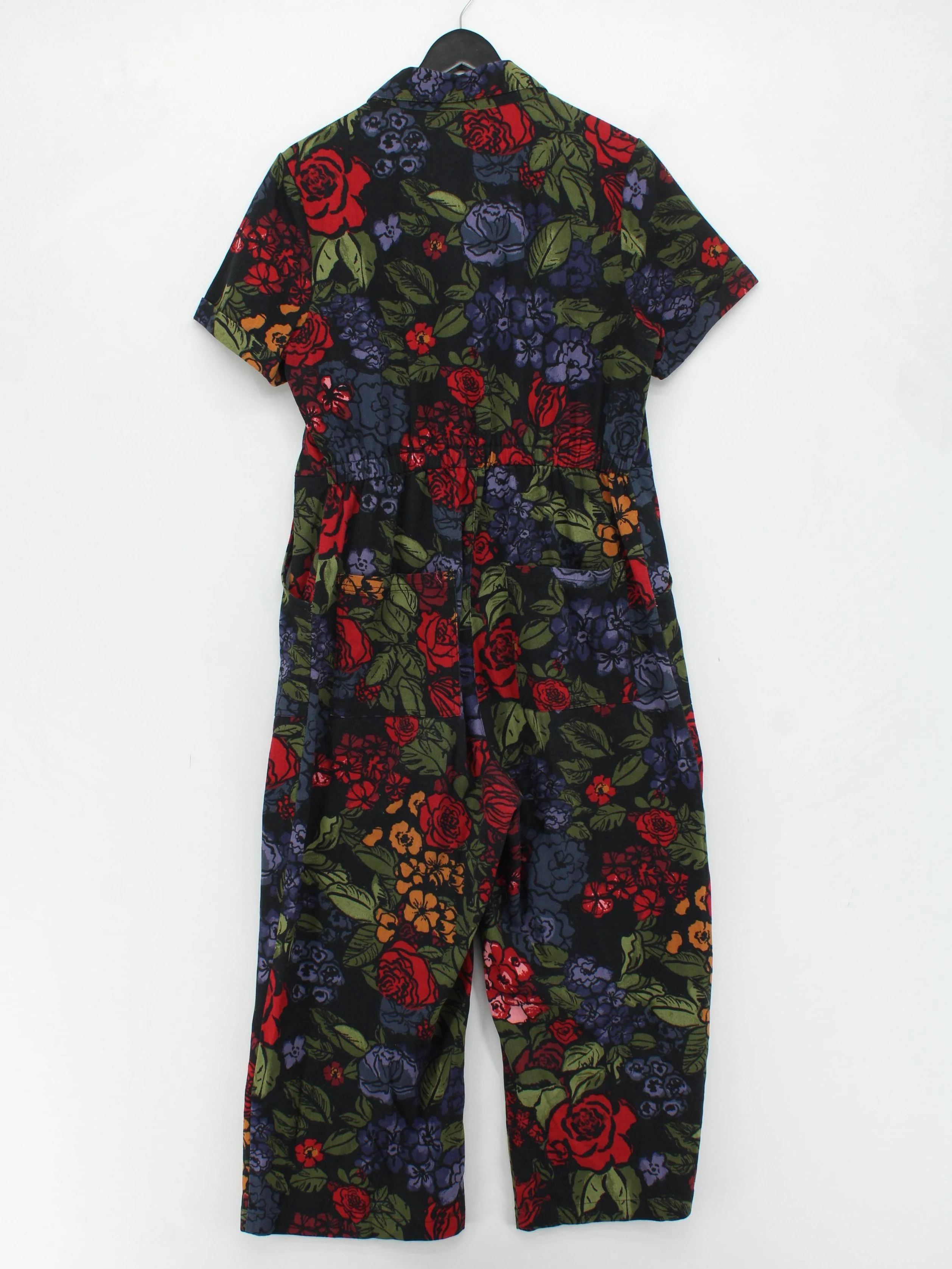 Lucy & Yak Women's Jumpsuit UK 14 Multi Floral 100% Cotton Wide-Leg Jumpsuit - Image 2