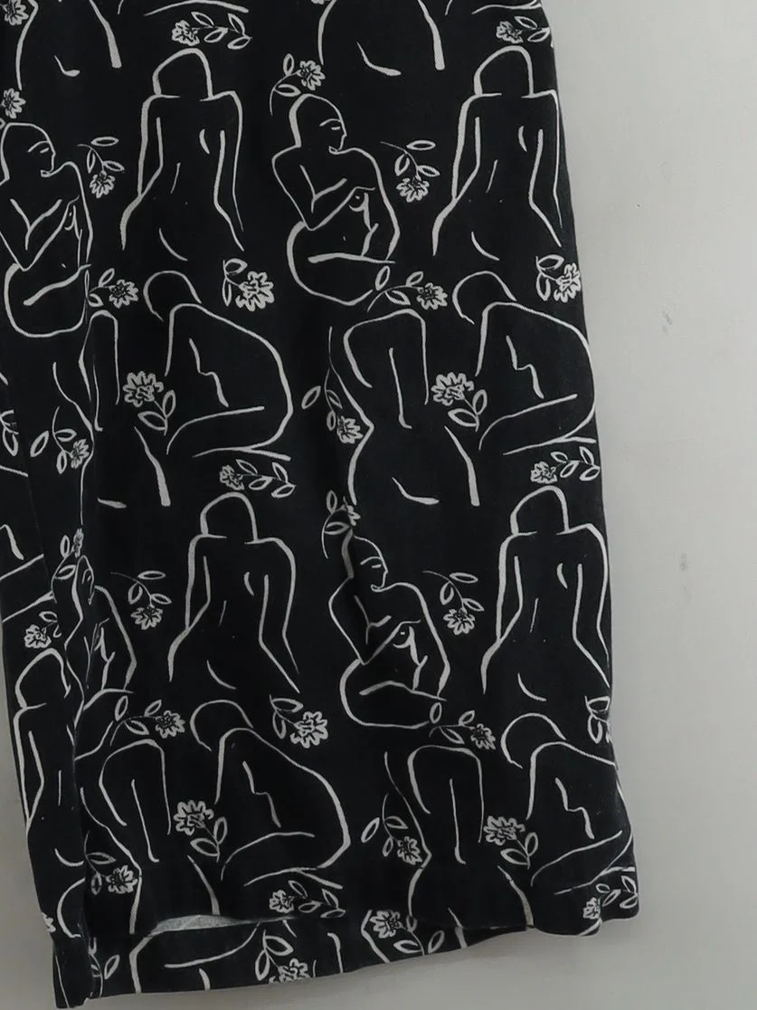 Lucy & Yak Women's Jumpsuit UK 16 Black 100% Cotton Wide-Leg Jumpsuit - Image 4
