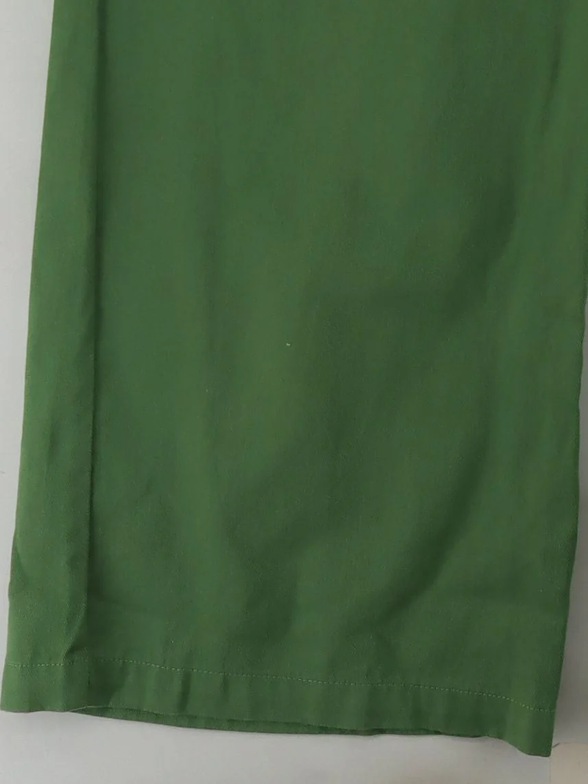 Lucy & Yak Women's Jumpsuit UK 16 Green 100% Cotton Wide-Leg Jumpsuit - Image 4