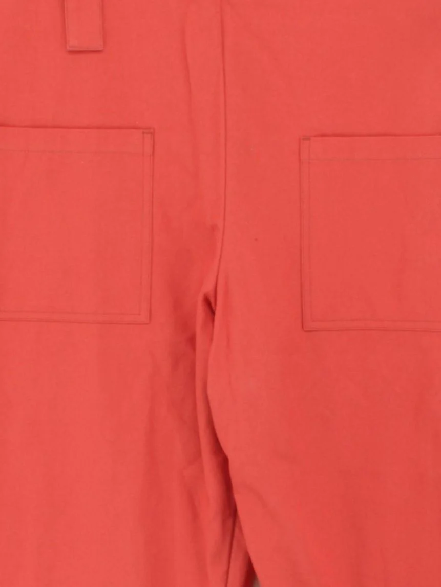 Lucy & Yak Women's Jumpsuit UK 18 Orange 100% Cotton Tapered Jumpsuit - Image 3