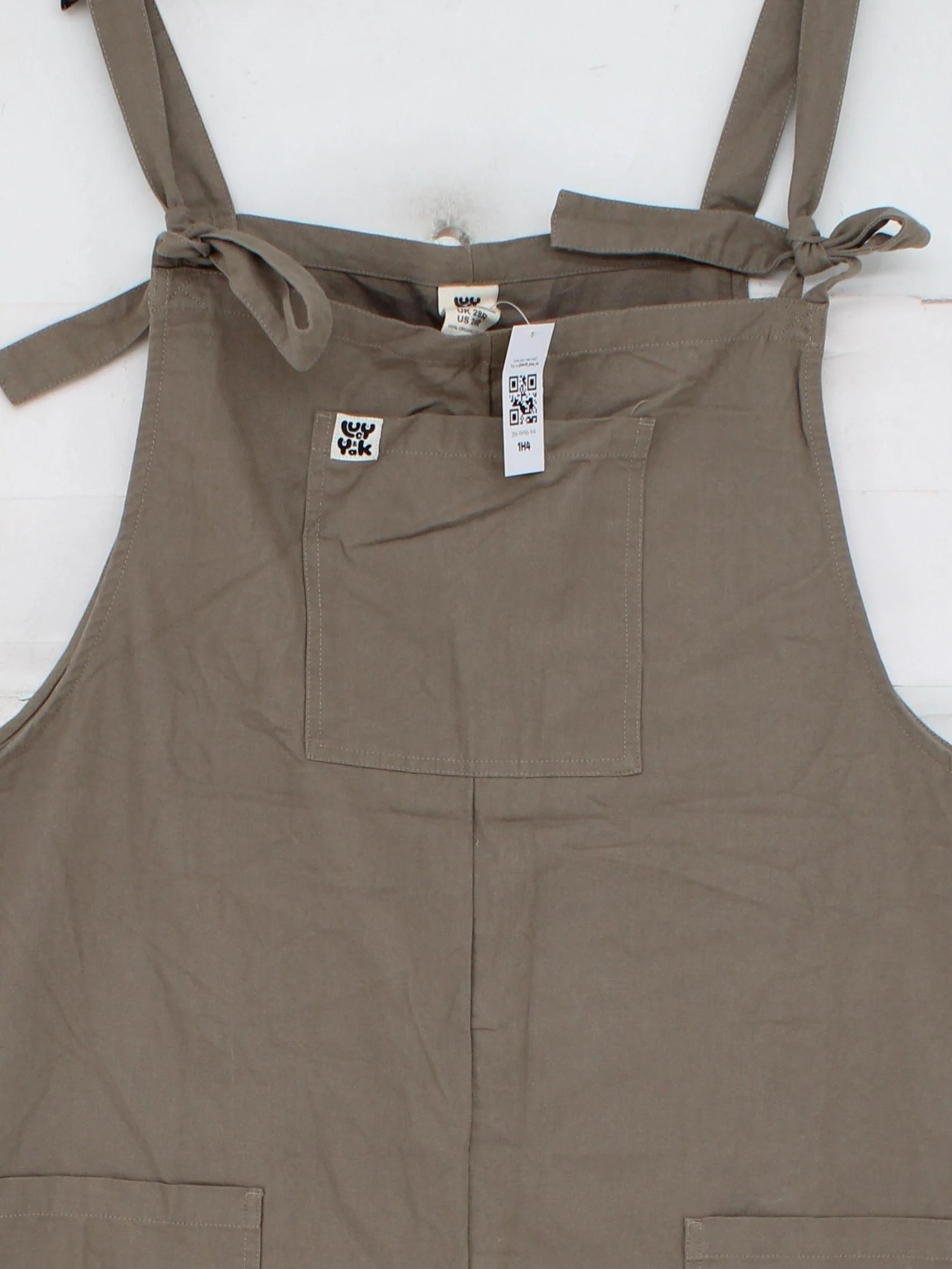 Lucy & Yak Women's Jumpsuit UK 28 Brown 100% Cotton Wide-Leg Jumpsuit - Image 3