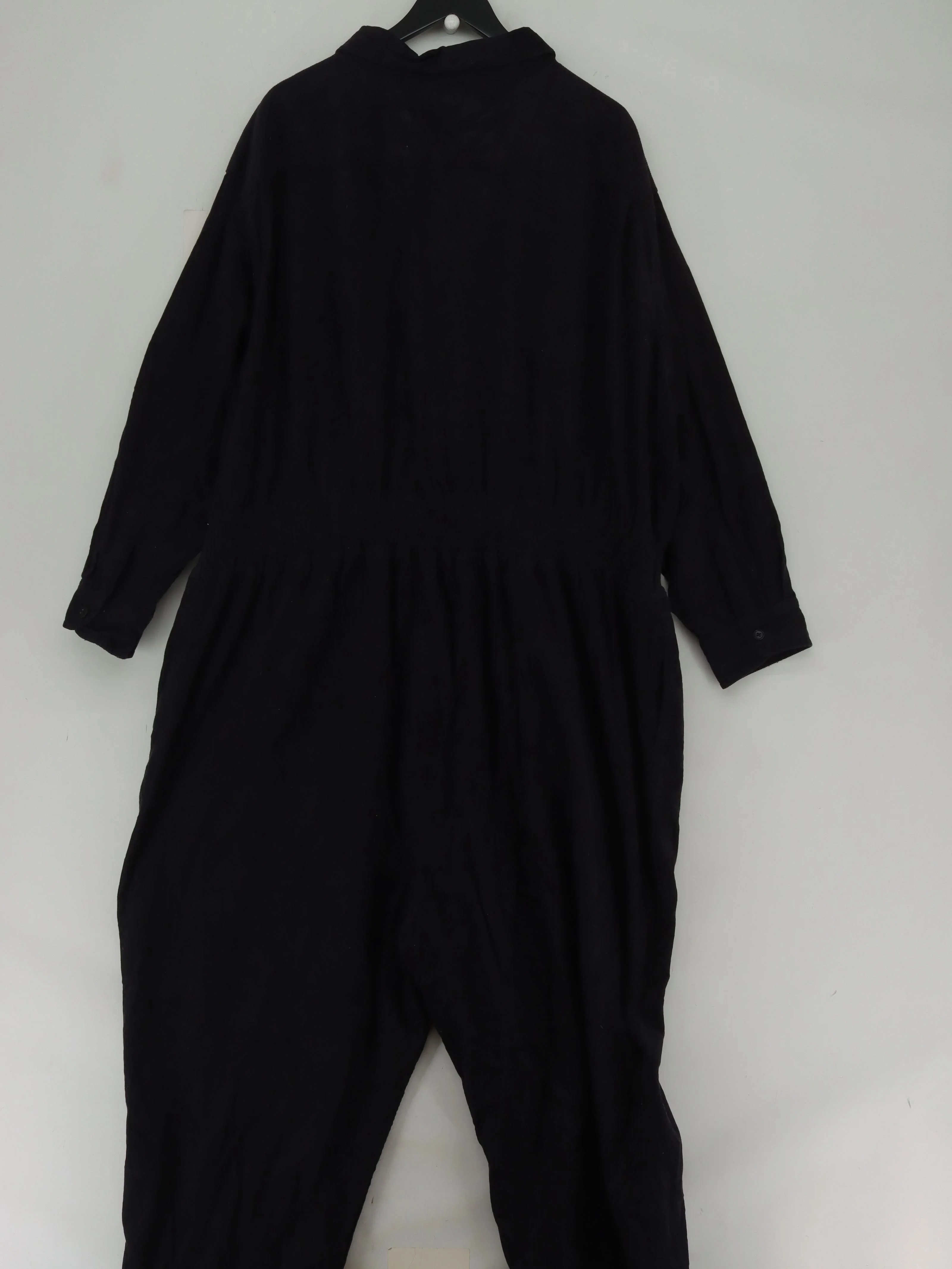 Lucy & Yak Women's Jumpsuit XXXL Black 100% Cotton Wide-Leg Jumpsuit - Image 2