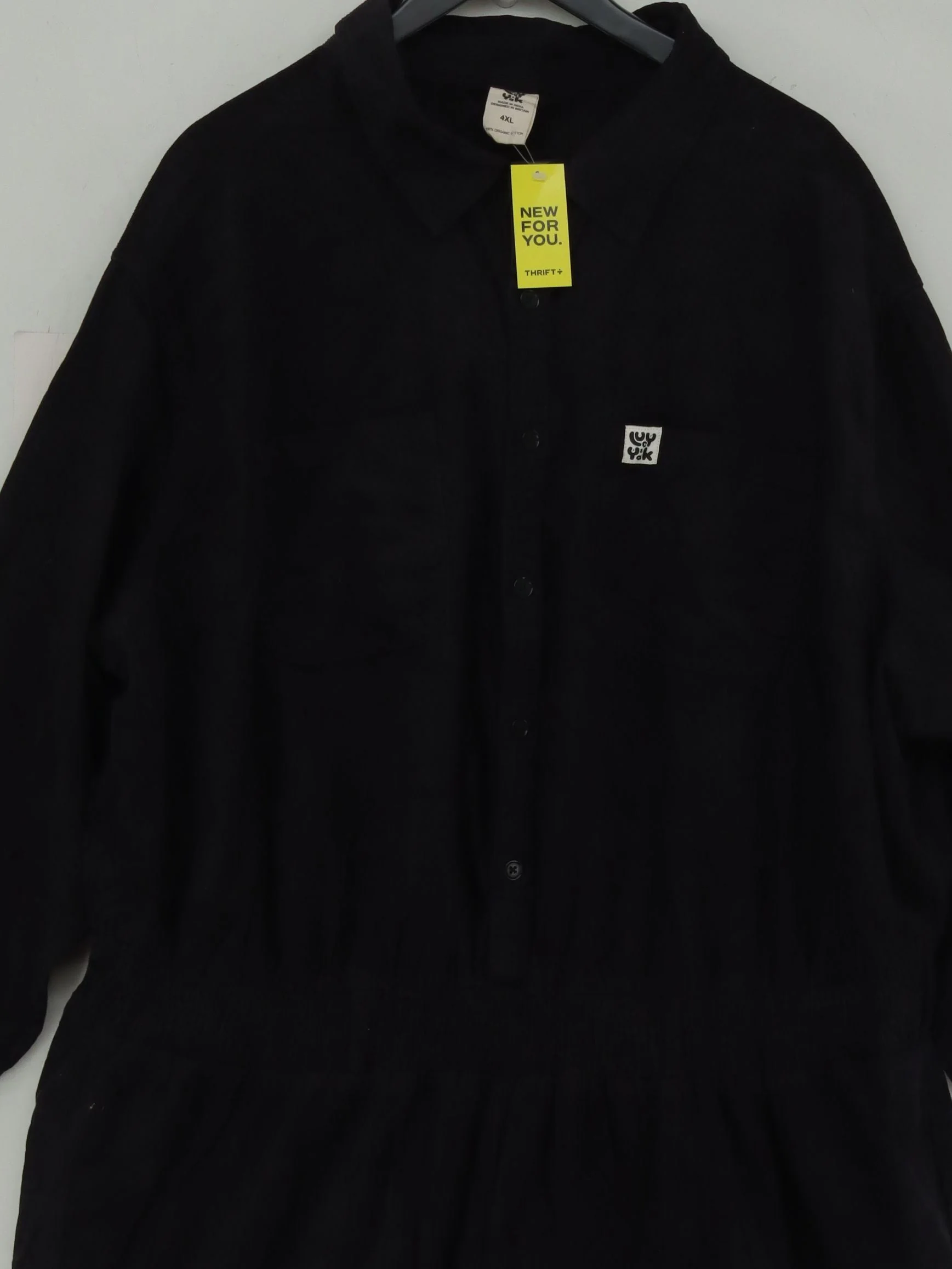 Lucy & Yak Women's Jumpsuit XXXL Black 100% Cotton Wide-Leg Jumpsuit - Image 3