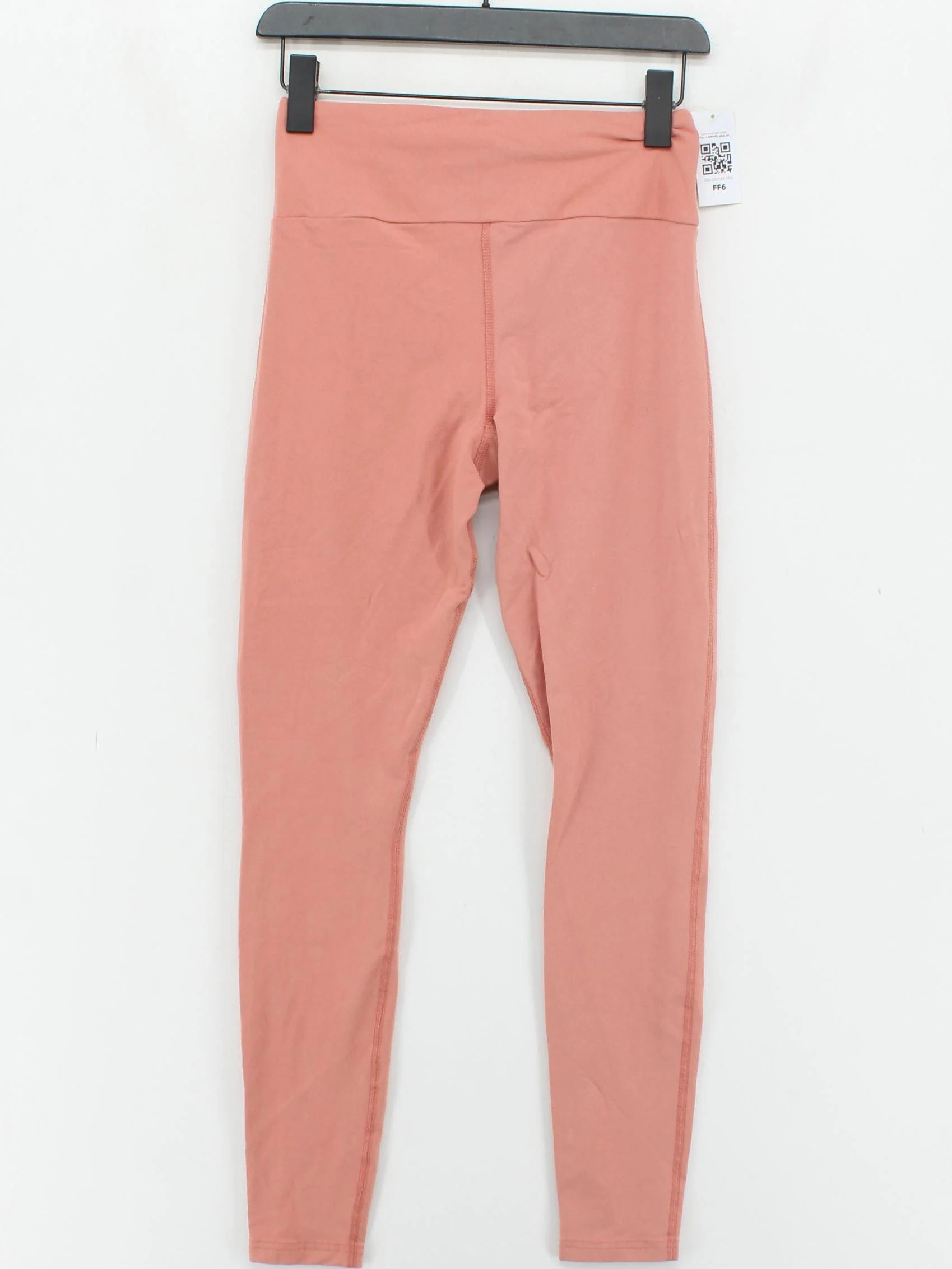 Lucy & Yak Women's Leggings S Pink Cotton with Elastane Full length - Image 2