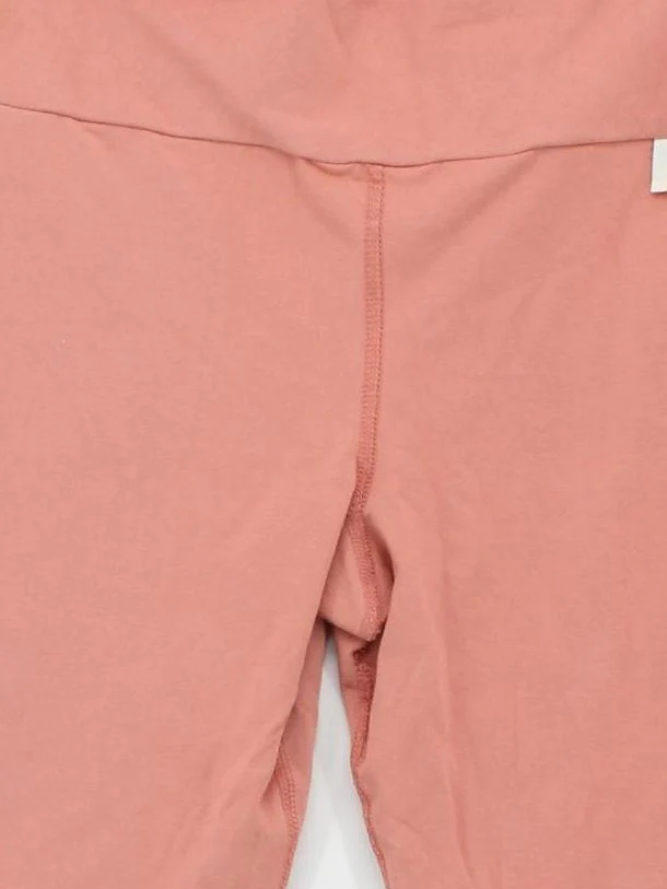 Lucy & Yak Women's Leggings S Pink Cotton with Elastane Full length - Image 3
